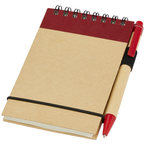 Bloc-notes A7 recyclé avec stylo