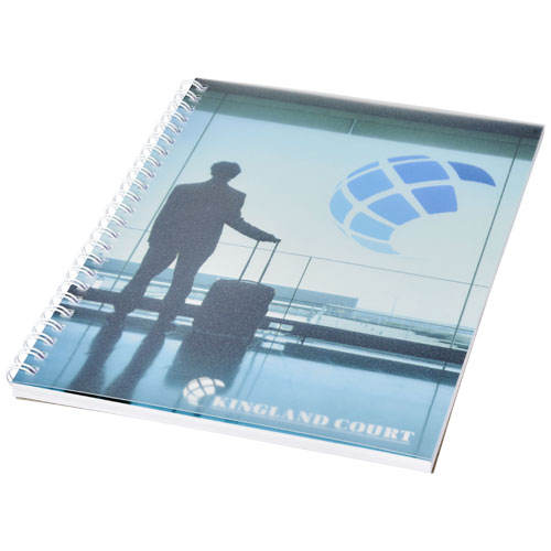 Cahier à spirale A5 Desk-Mate en polypropylène