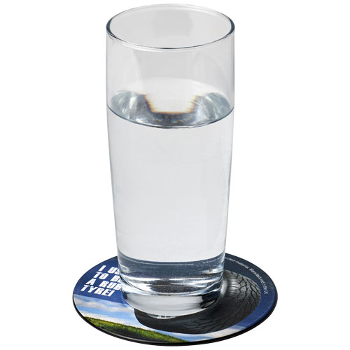 Sous-verre rond Brite-Mat en pneus recyclés