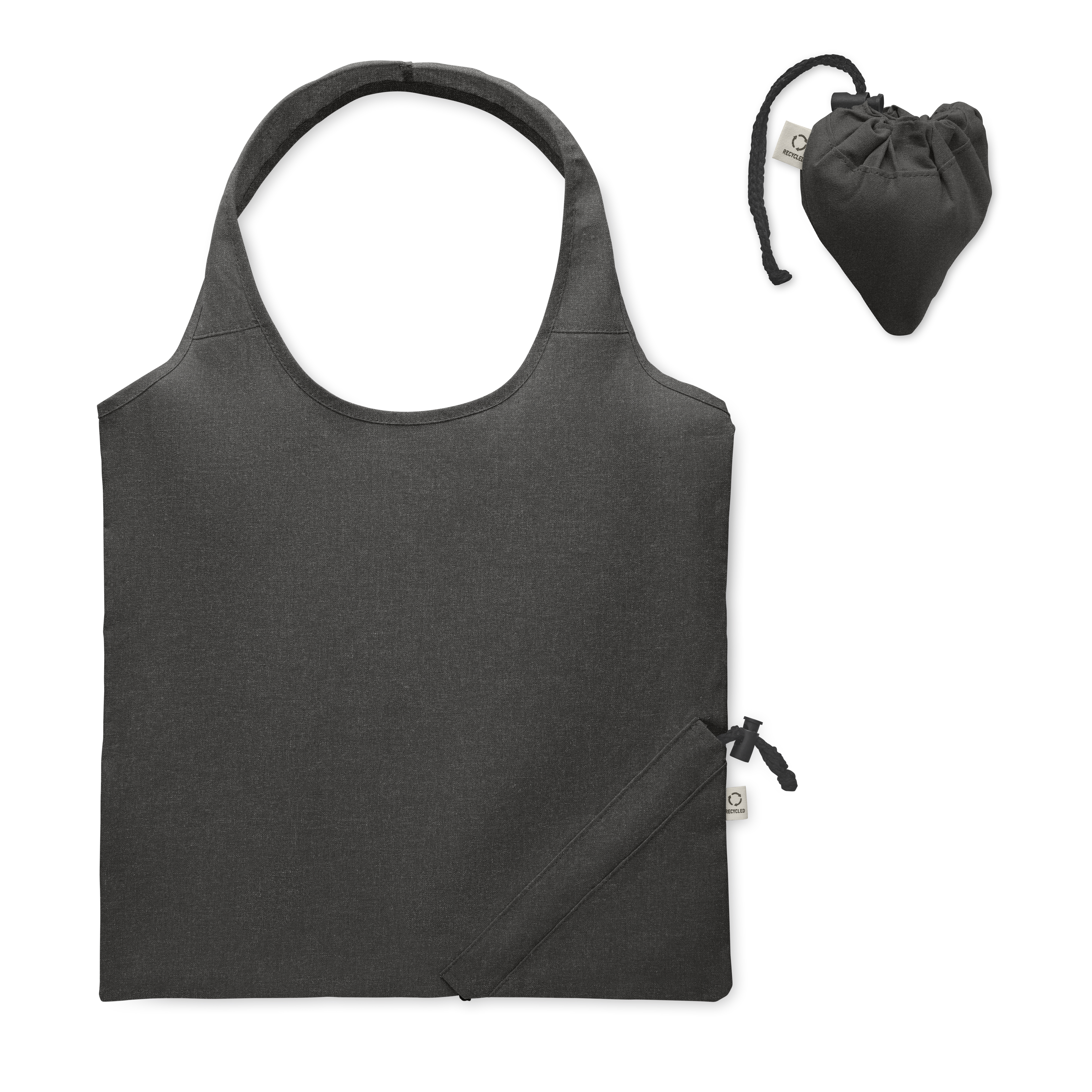 Cabas pliable MO2487 en coton recyclé