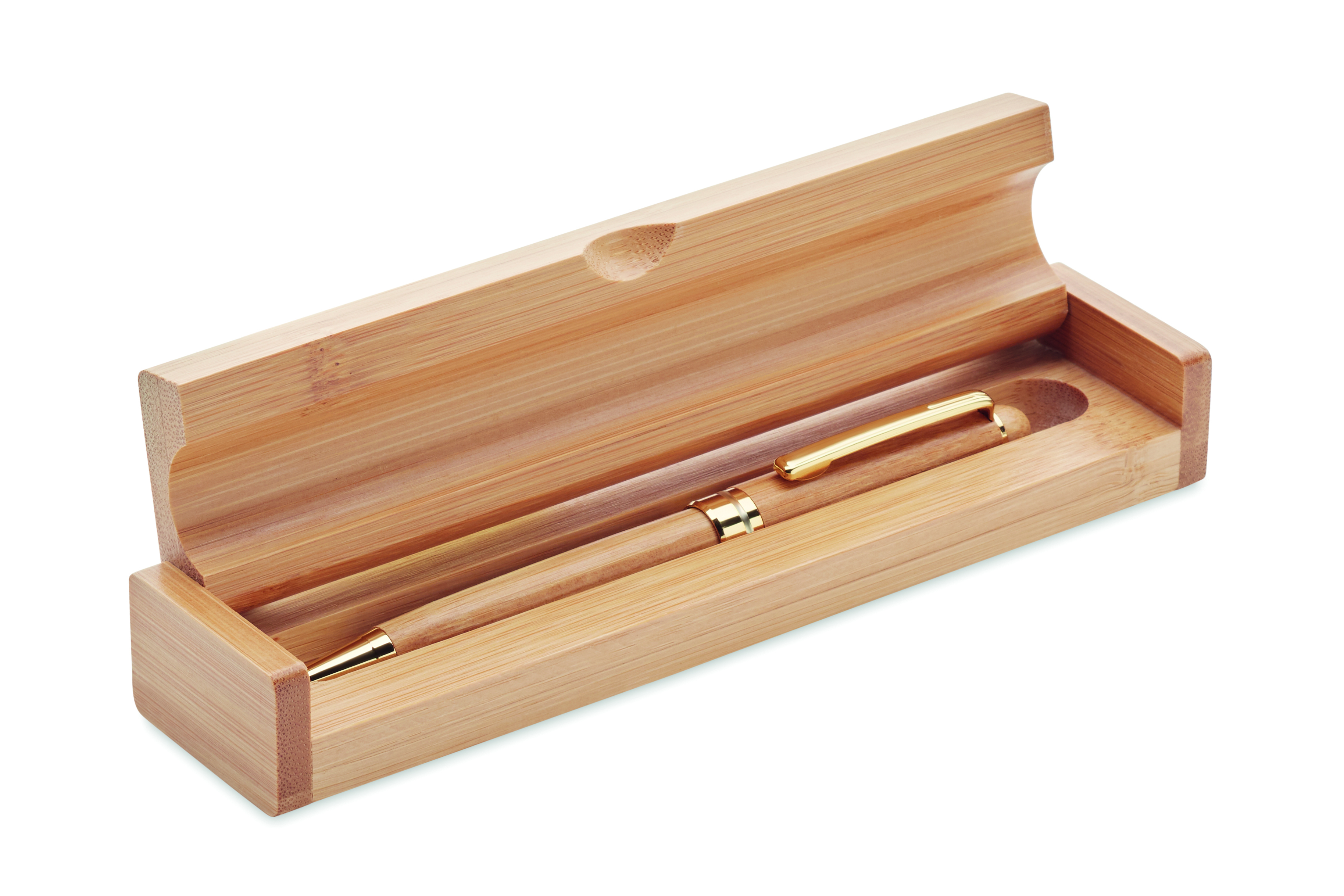 Coffret stylo à bille en bambou