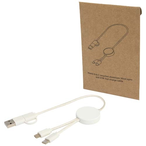 Câble 5-en-1 27 W Citala en plastique recyclé