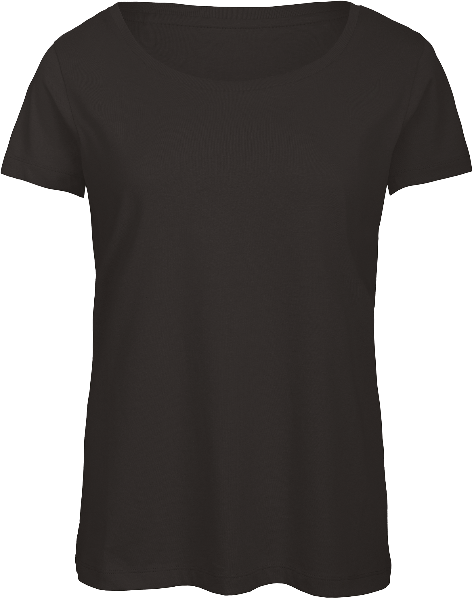T-shirt Triblend col rond en polycoton - Femme
