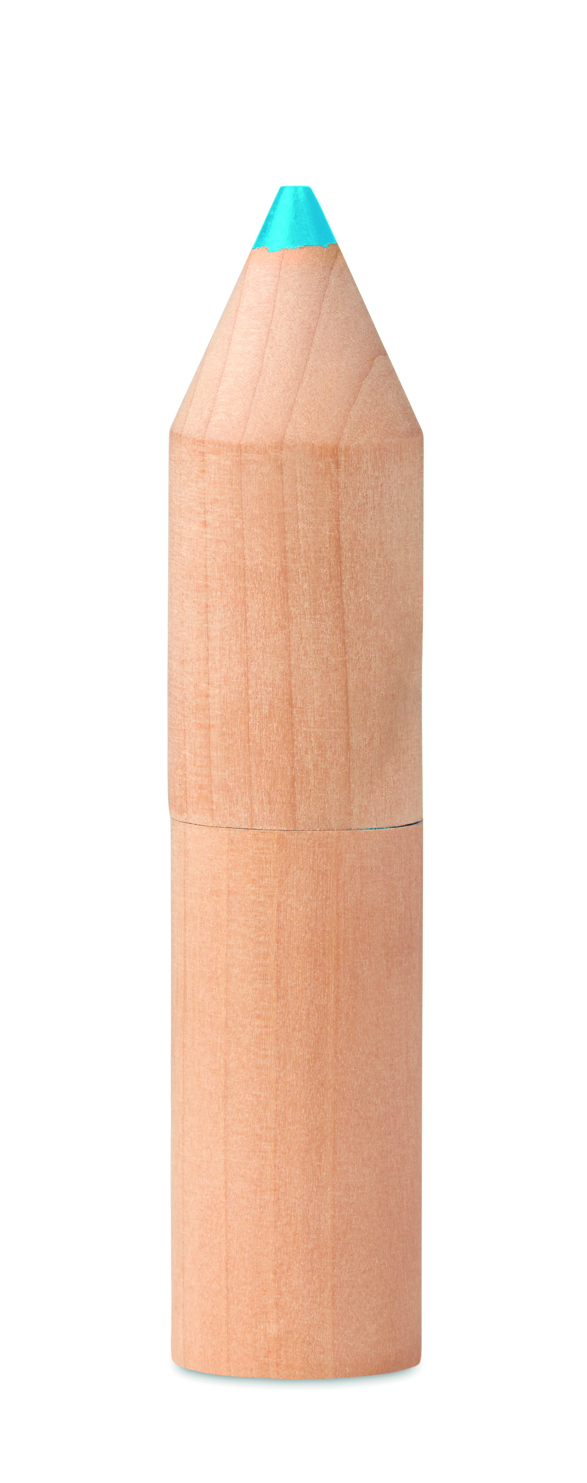Étui de 6 crayons en bois