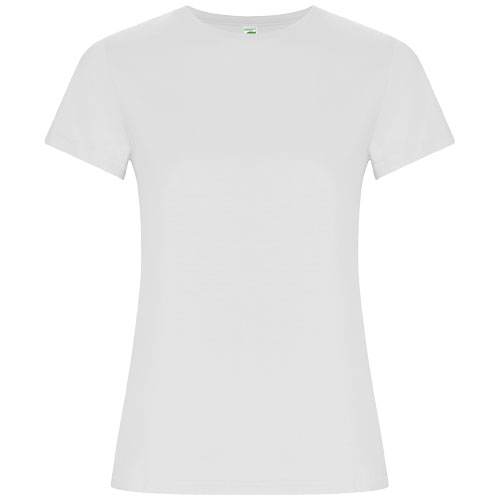 T-shirt Golden ajusté en coton bio - Femme
