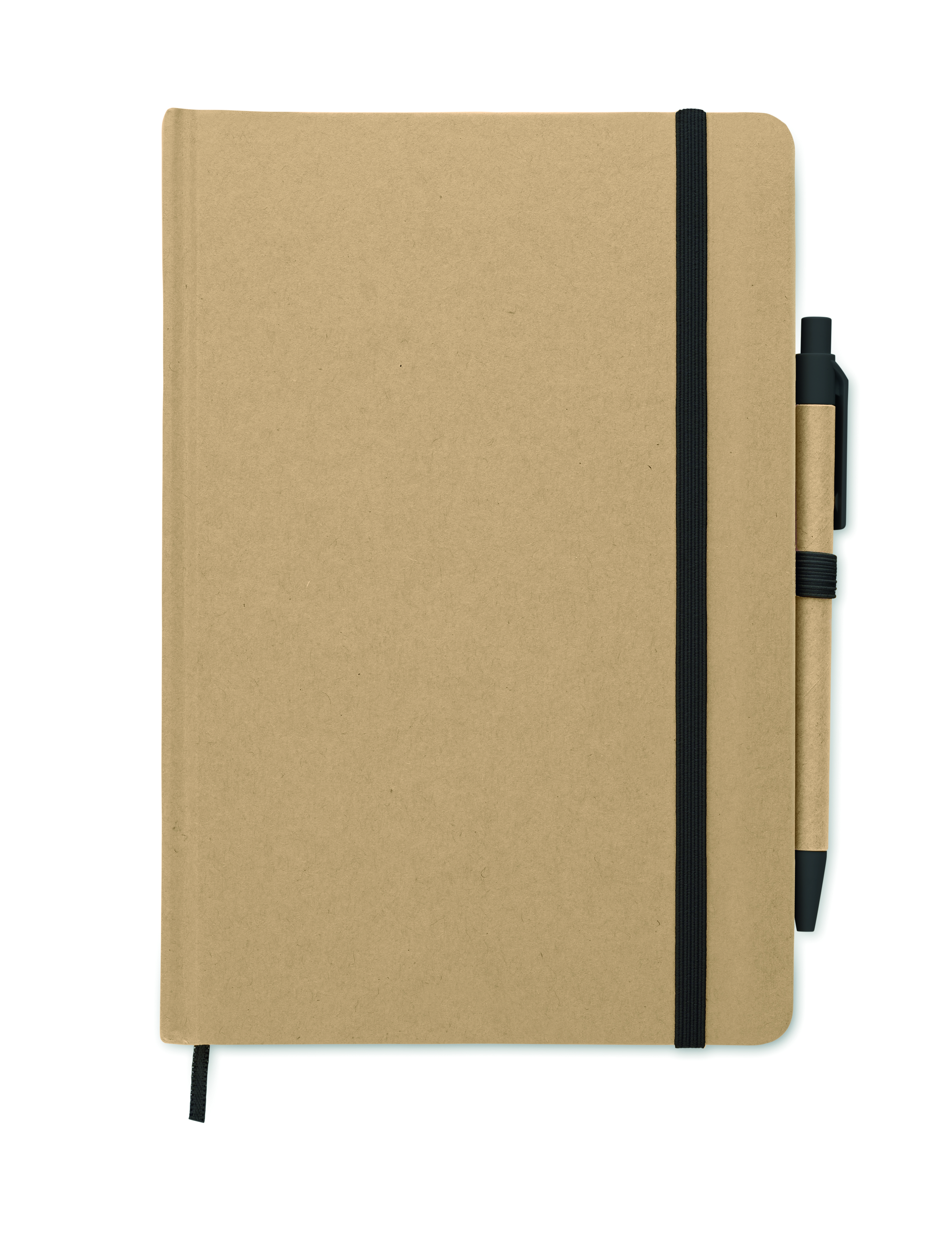 Carnet A5 et stylo en carton recyclé