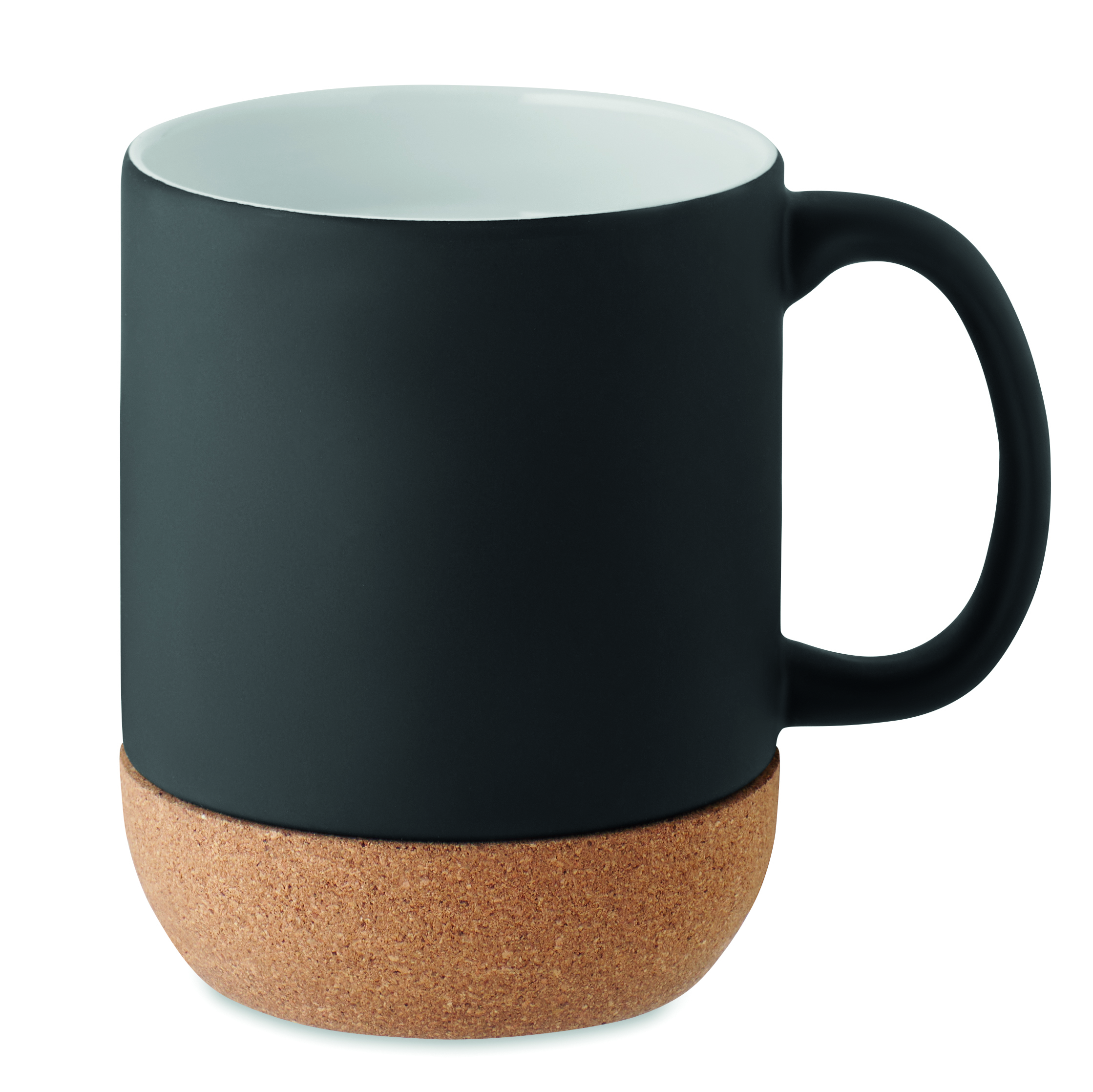Tasse mate à base liège en céramique
