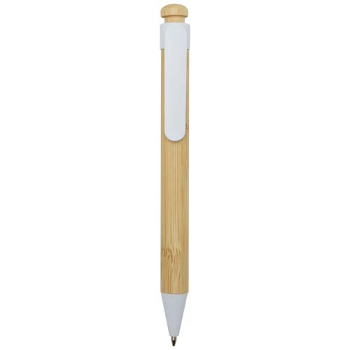 Stylo à bille en bambou et plastique recyclé