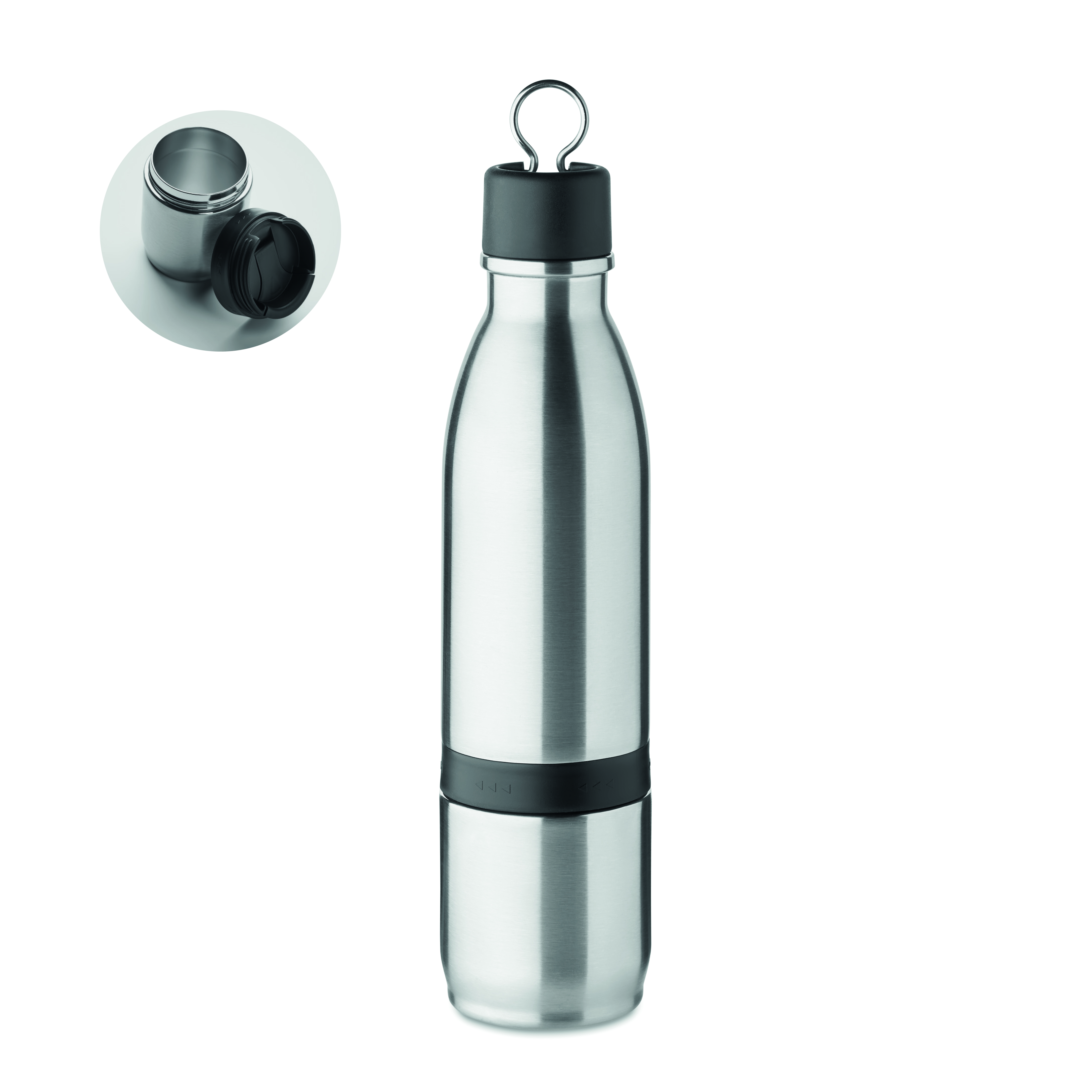 Gourde isotherme 500 ml double paroi en inox