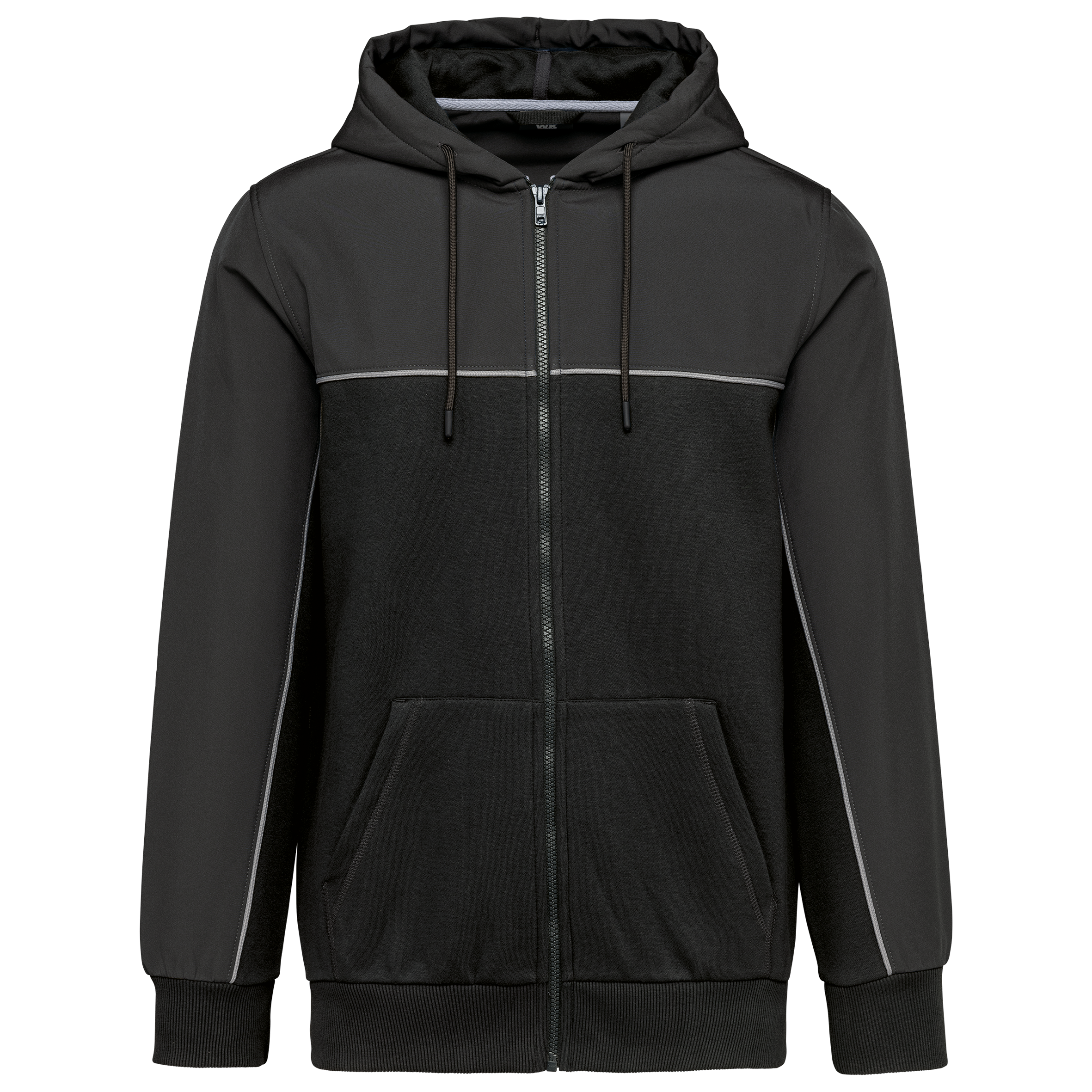 Sweat-shirt zippé à capuche WK410 en polycoton recyclé - Unisexe