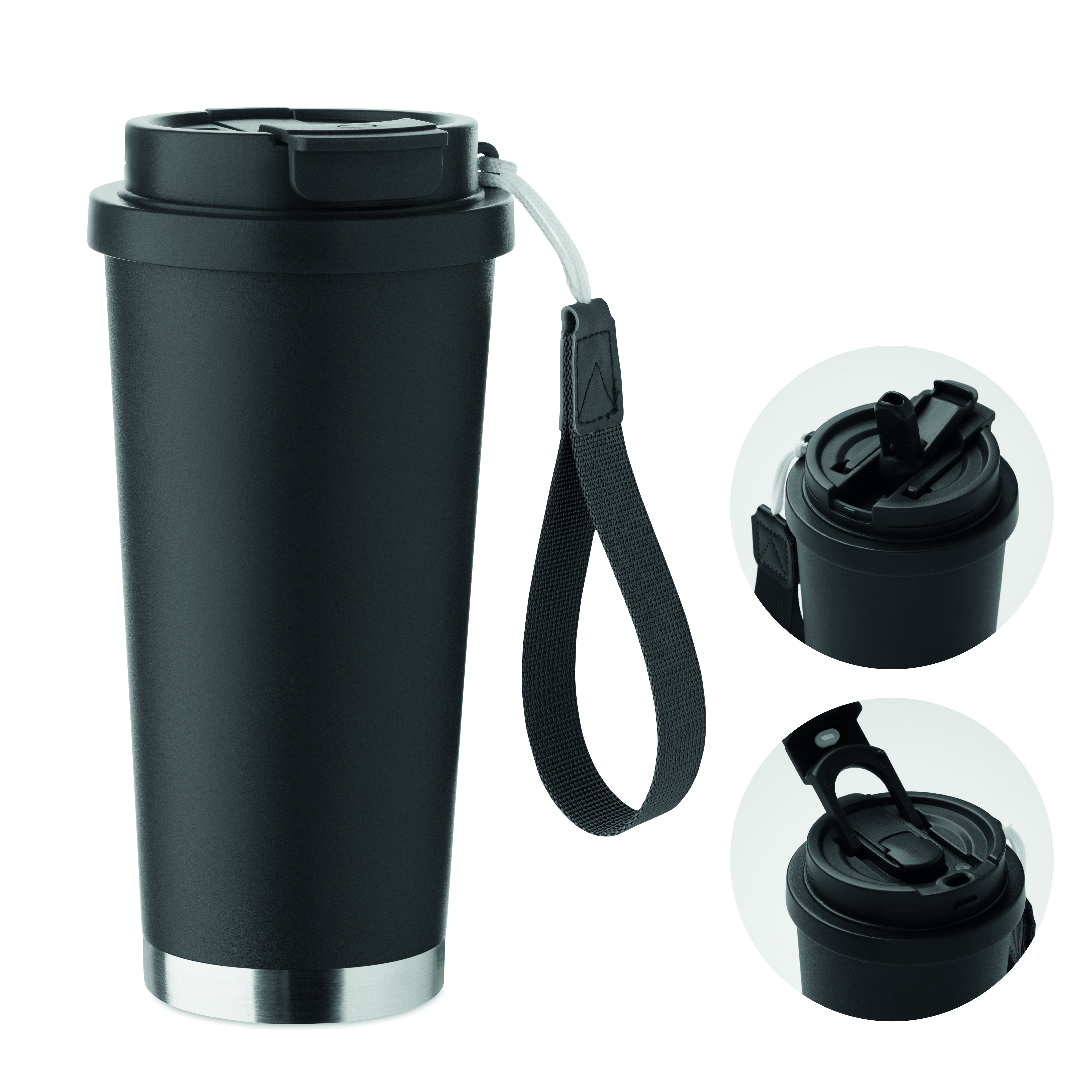 Gobelet isotherme 500 ml double paroi en inox