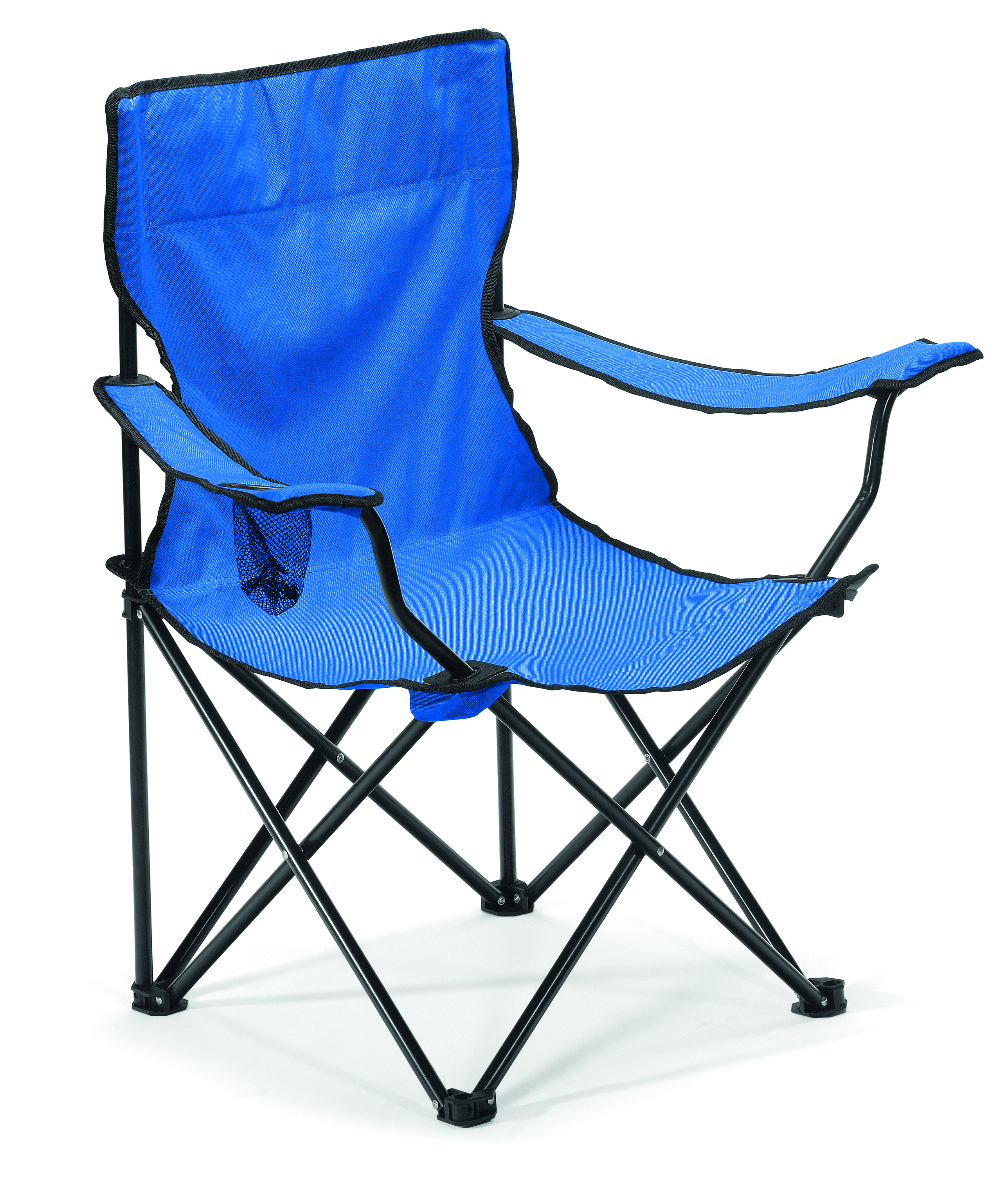Chaise de plage pliable en polyester et acier