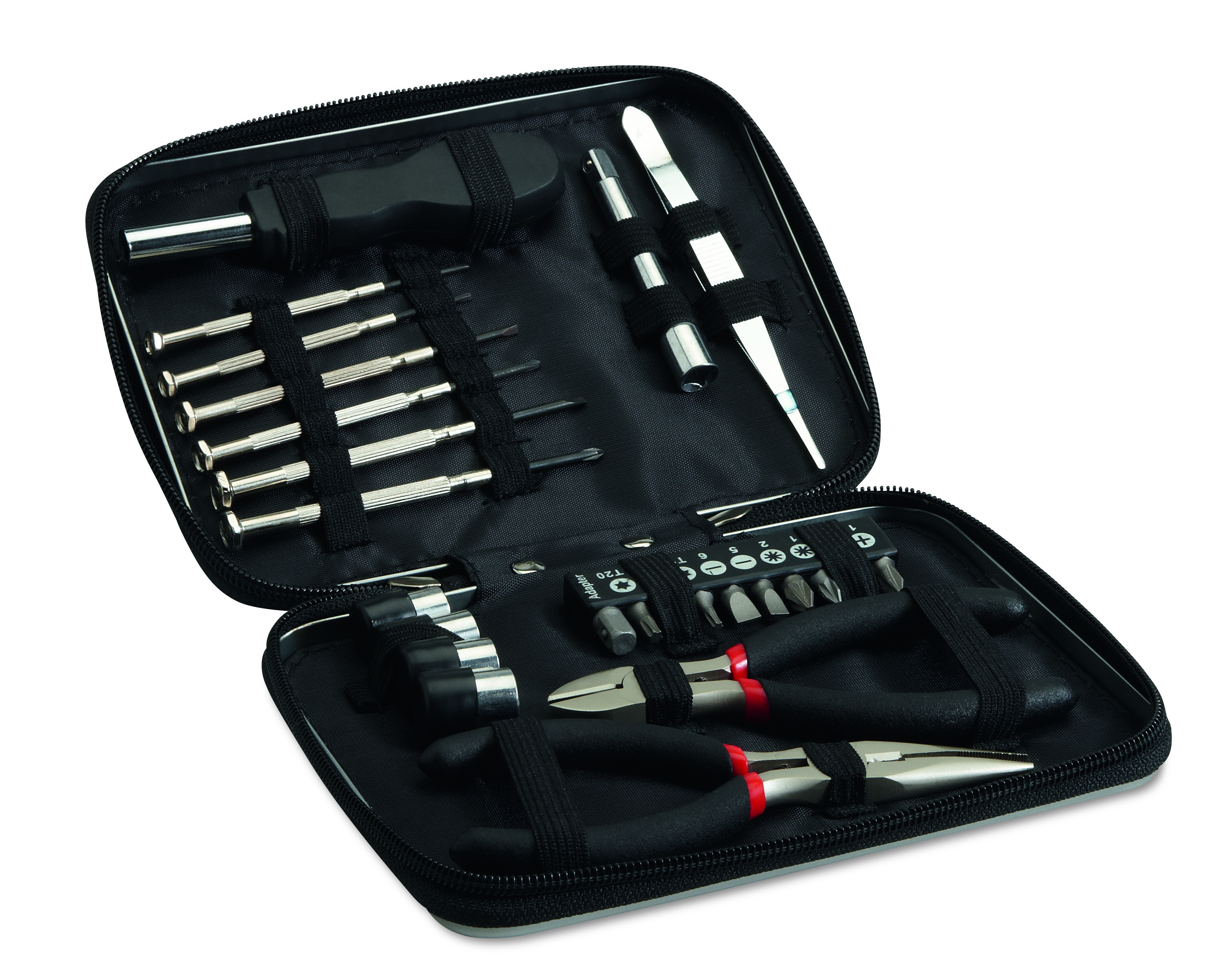 Jeu d'outils en boîte aluminium