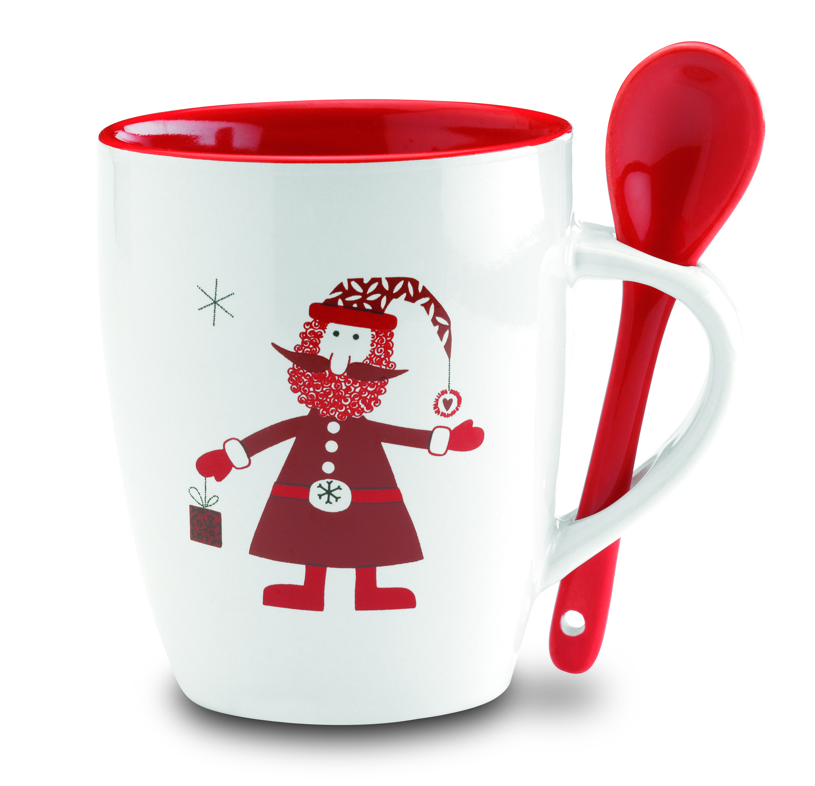 Mug 250 ml avec petite cuillère