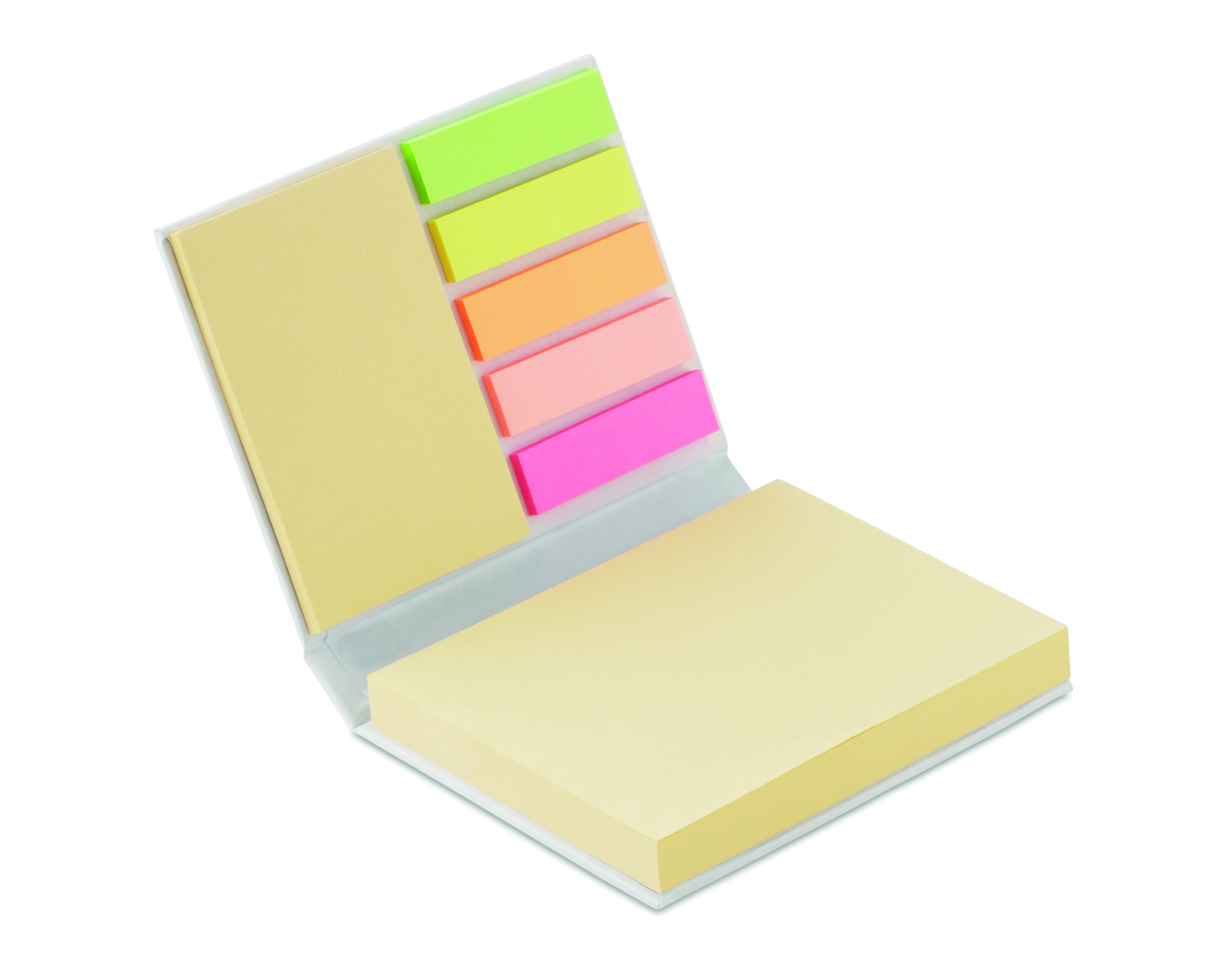Set de blocs adhésifs avec marque-pages recyclés