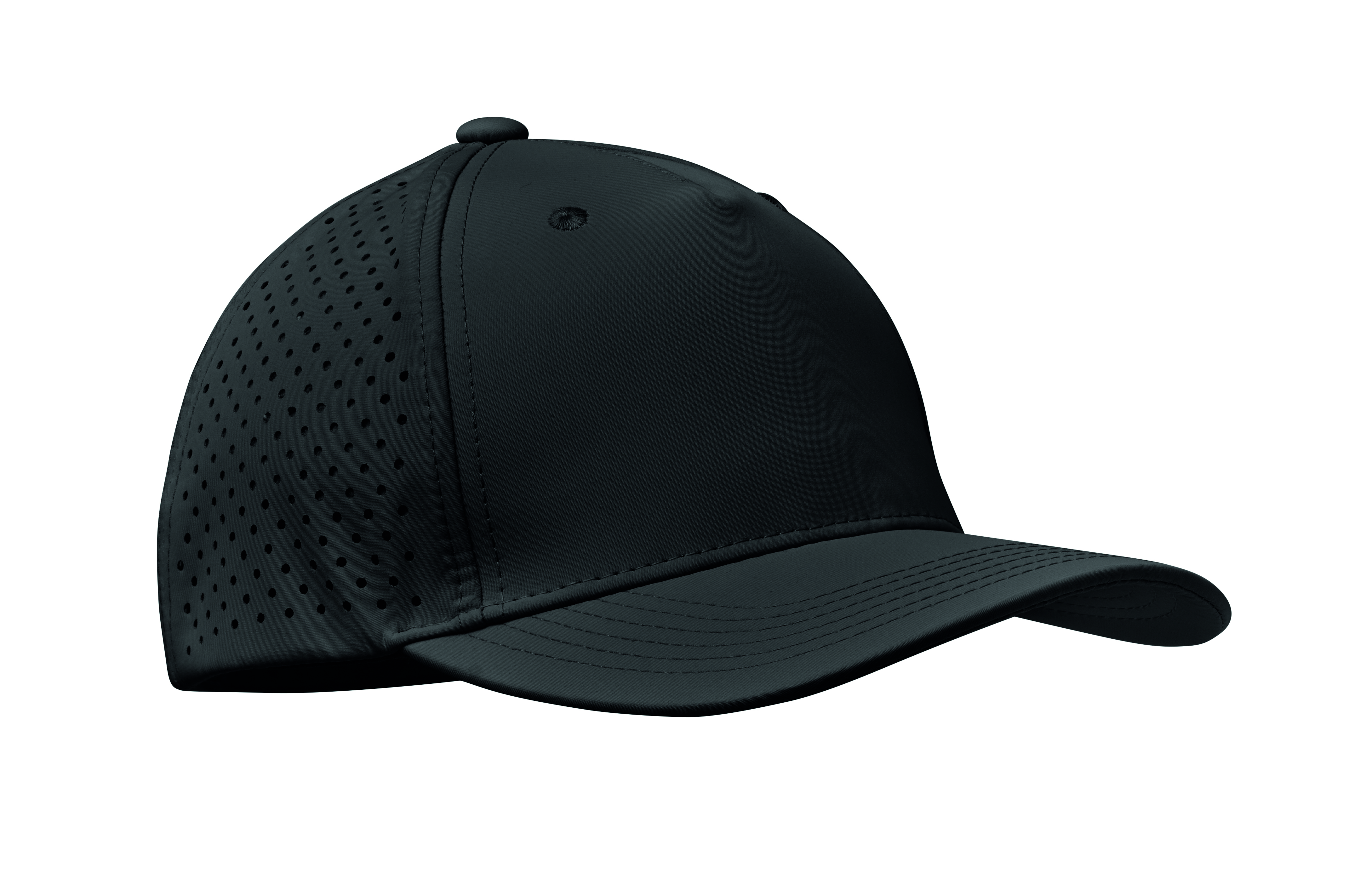 Casquette baseball 5 pans déperlante en polyester - Unisexe