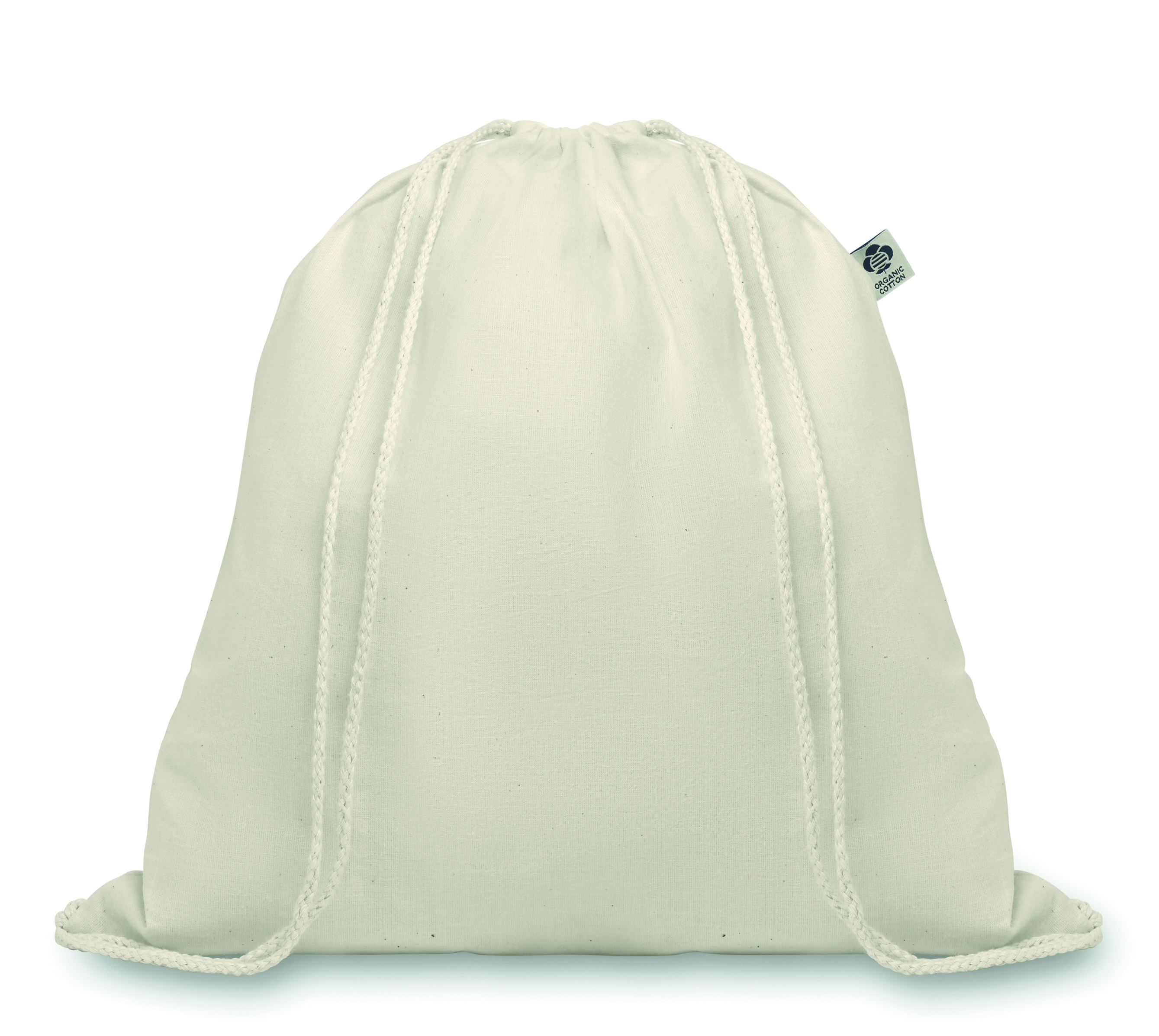 Sac à cordelette MO8974 en coton bio