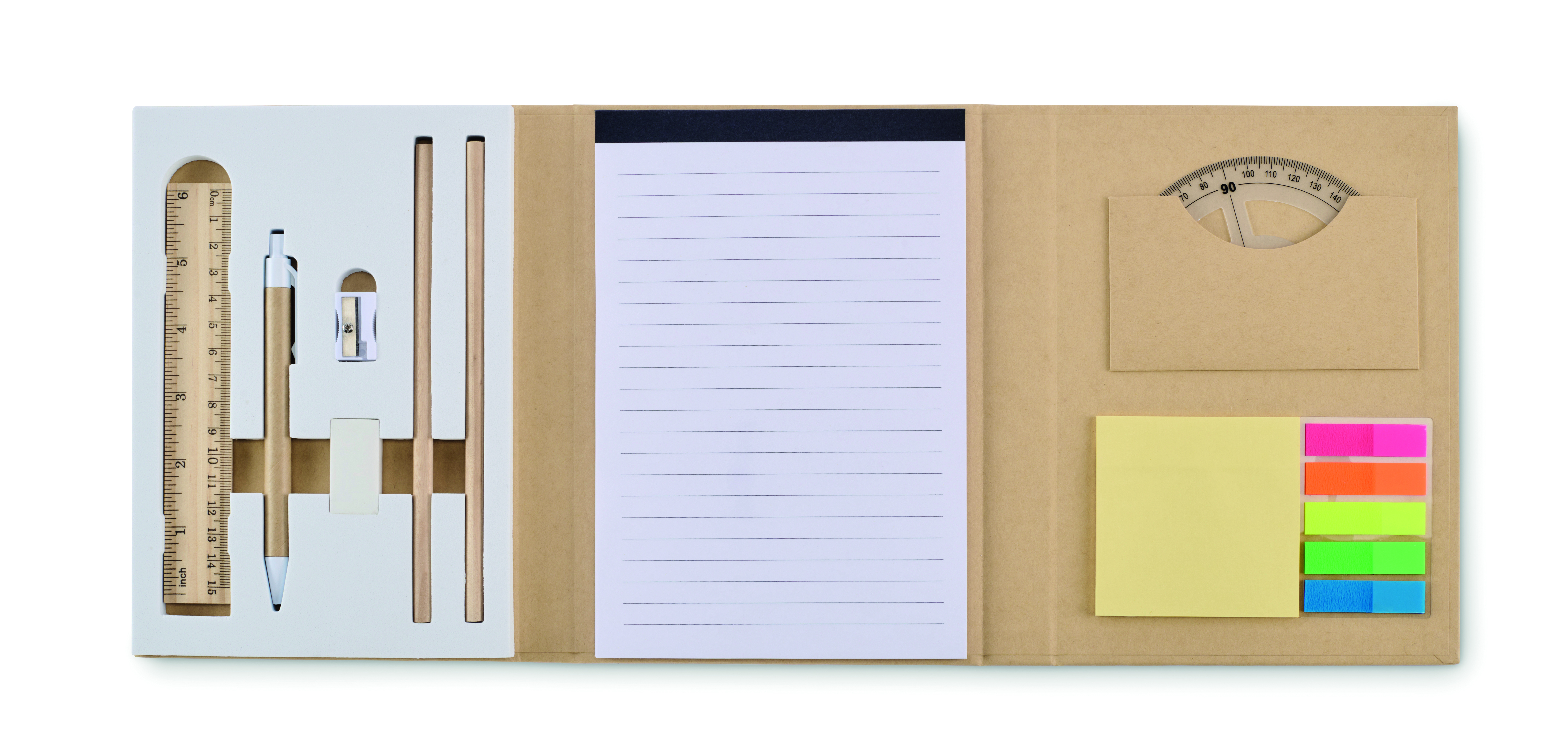 Set de papeterie avec bloc-notes