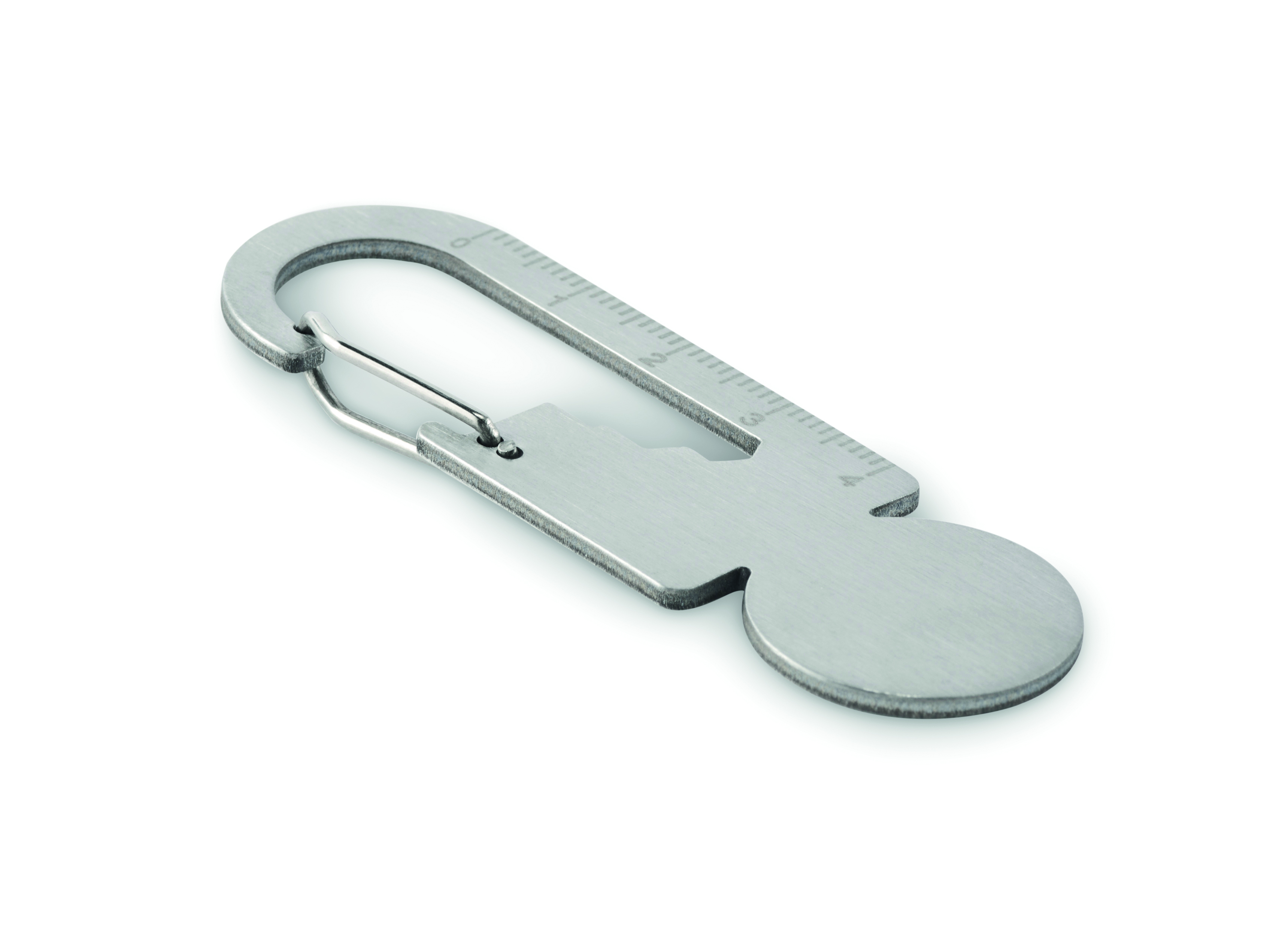 Porte-clés multifonction en inox recyclé