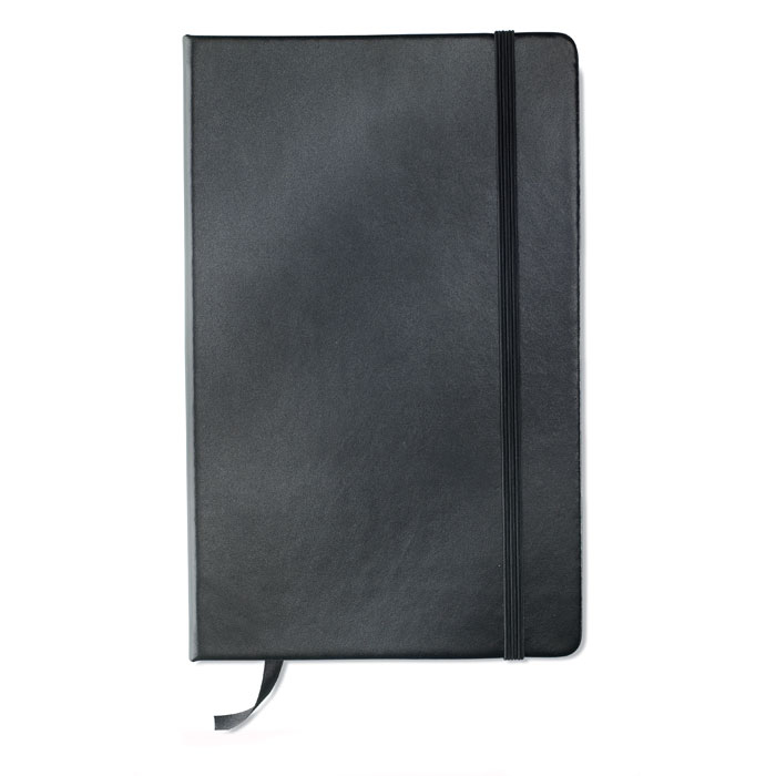Carnet A5 rigide 96 pages lignées en similicuir
