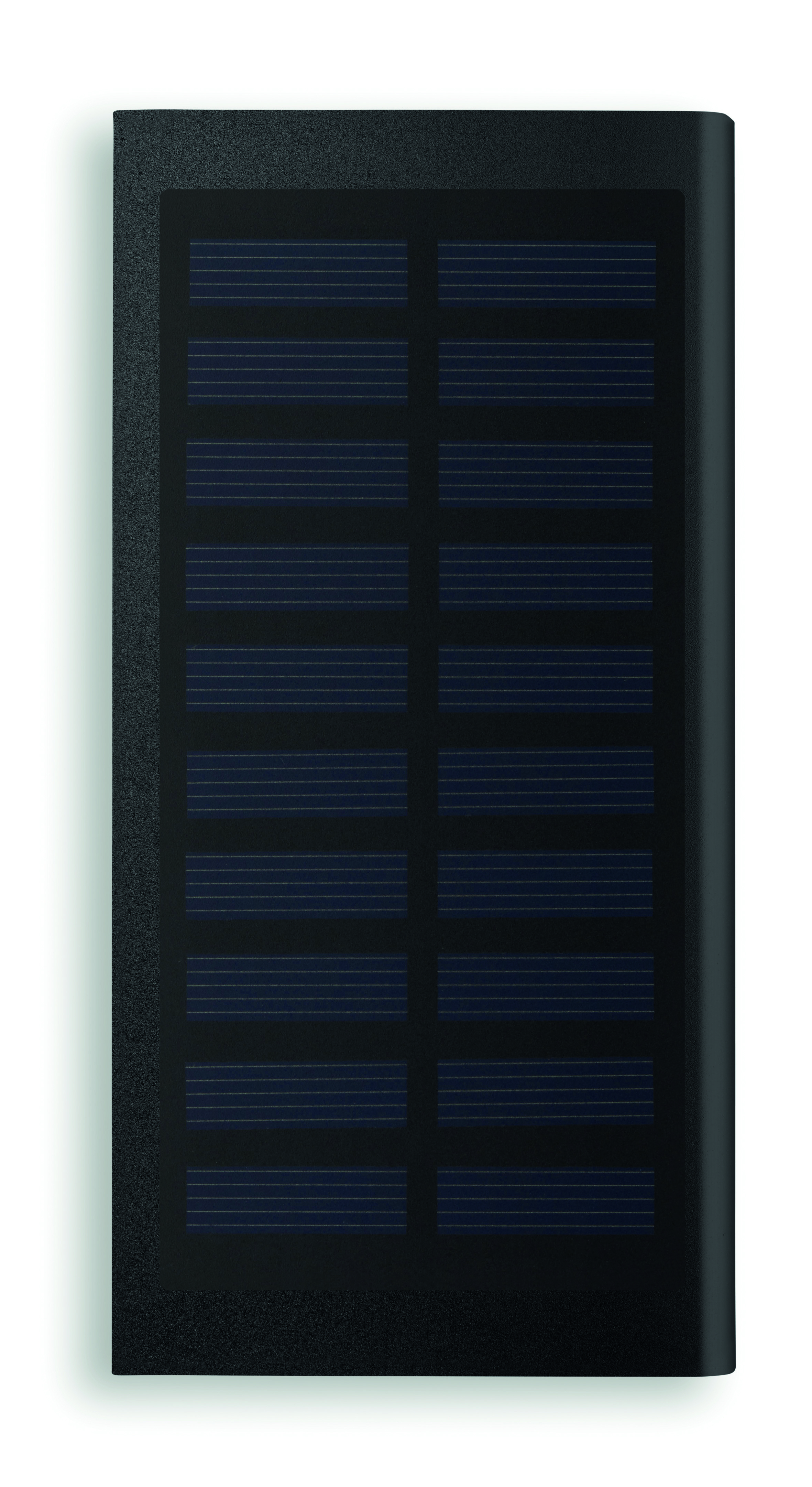 Batterie externe 8 000 mAh solaire en aluminium recyclé