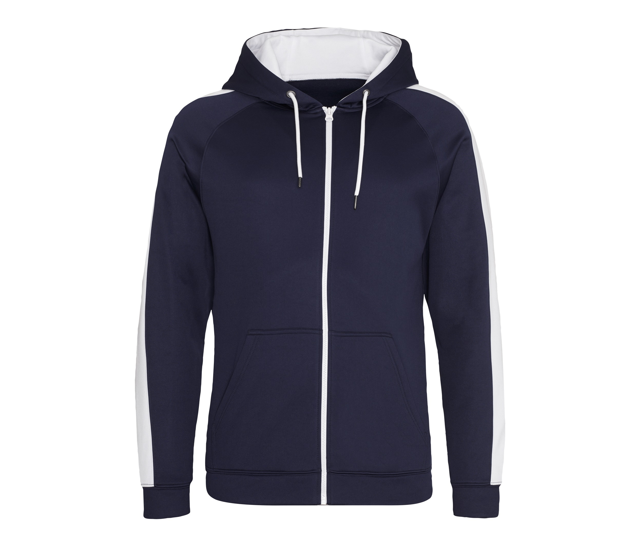 Sweat-shirt zippé à capuche JH066 en polyester - Unisexe