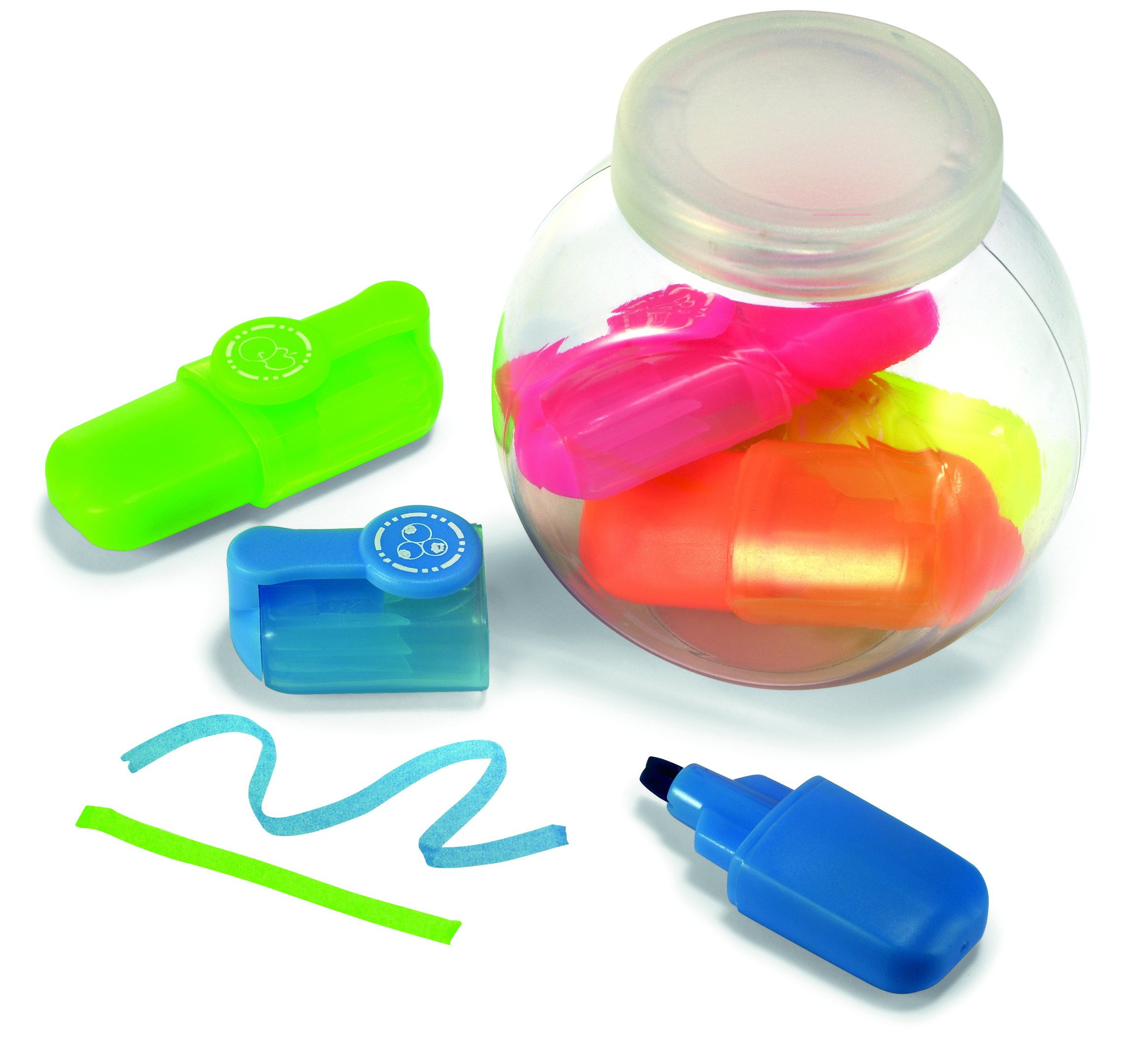 Surligneurs en pot (lot de 5)