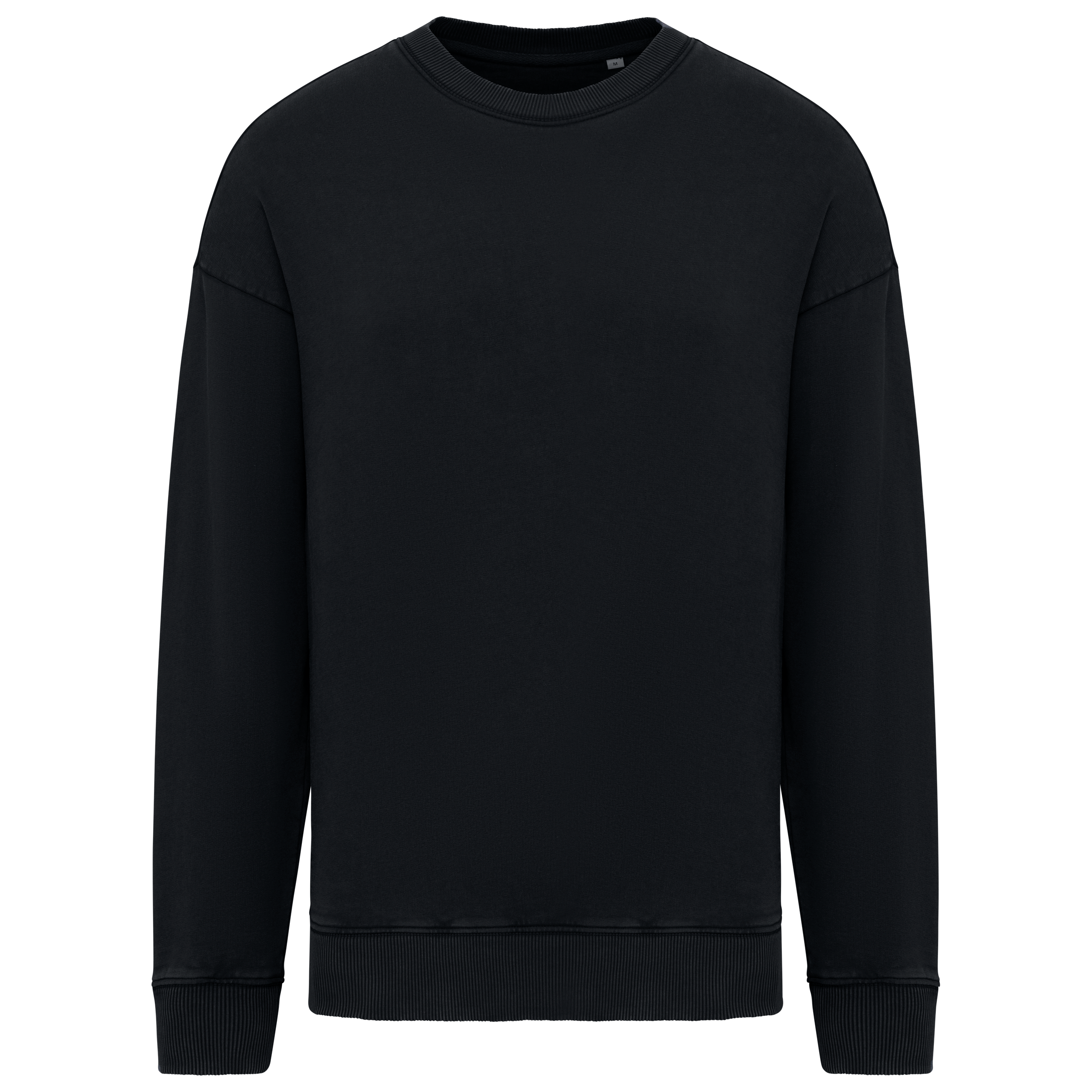 Sweat-shirt col rond oversize NS447 en coton bio - Unisexe