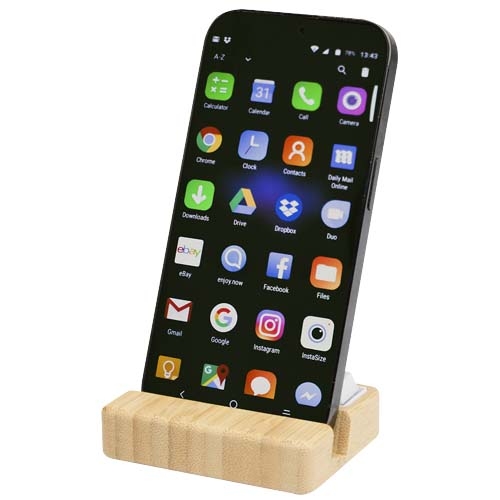 Support téléphone Algol en plastique recyclé et bambou