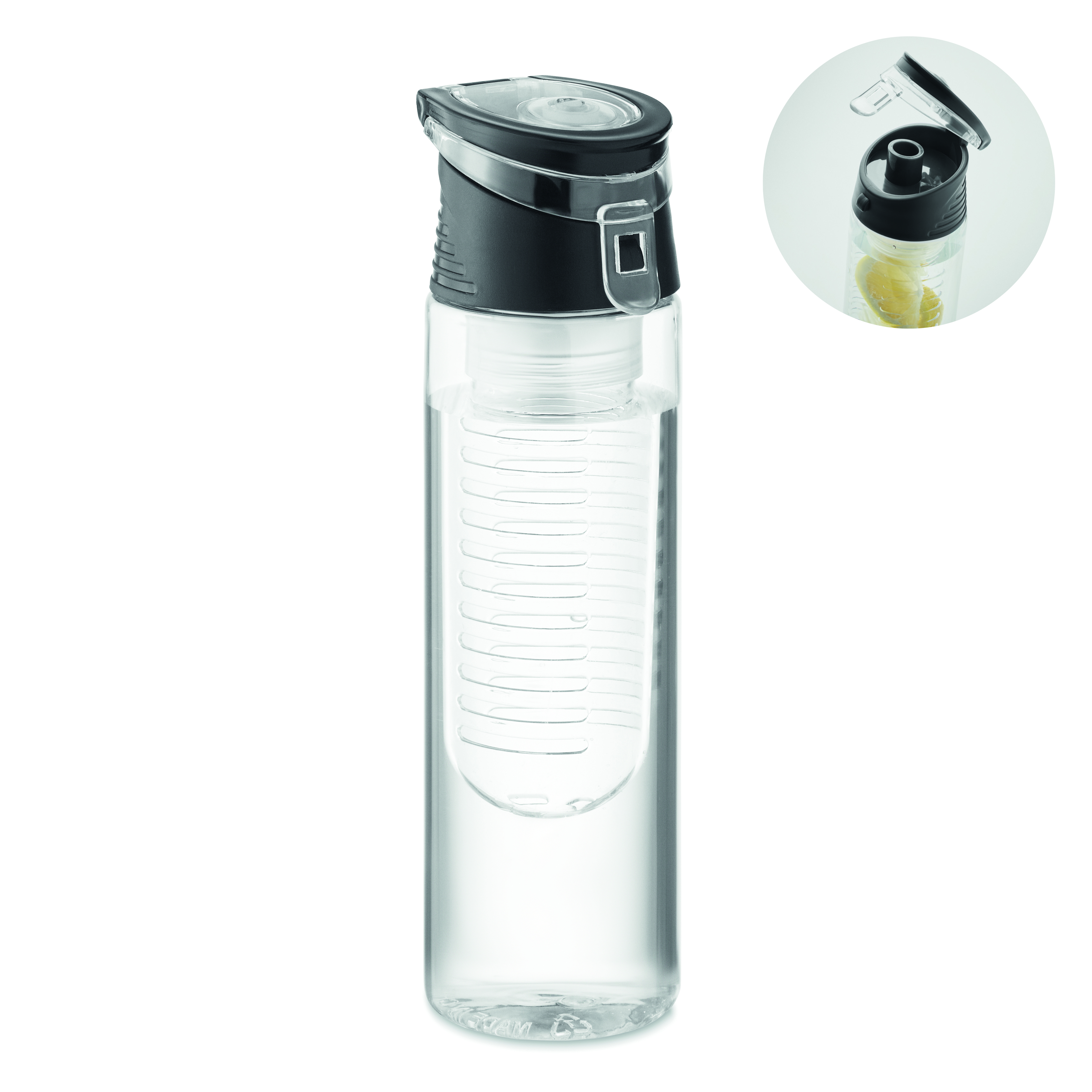 Bouteille 500 ml à infuseur amovible en polyester recyclé