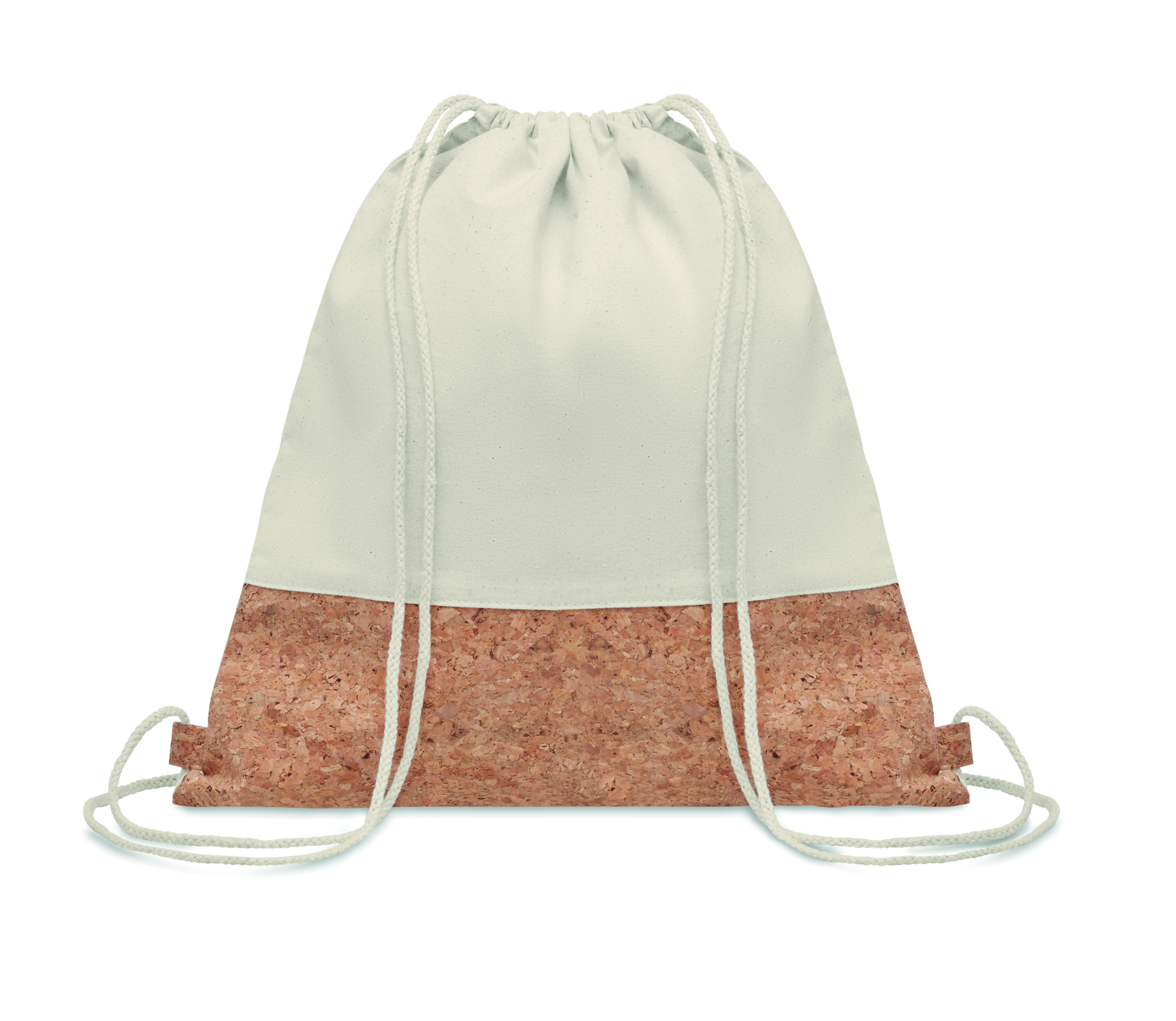 Sac à cordon MO9515 en coton sergé et liège