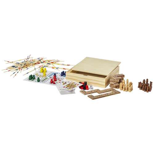Coffret de jeux Monte-Carlo en bois