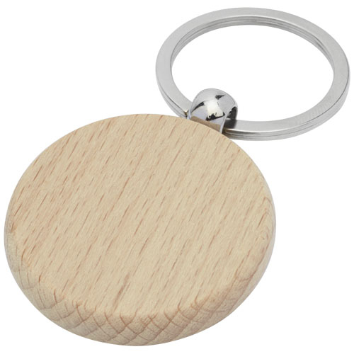 Porte-clés rond Giovanni en bois