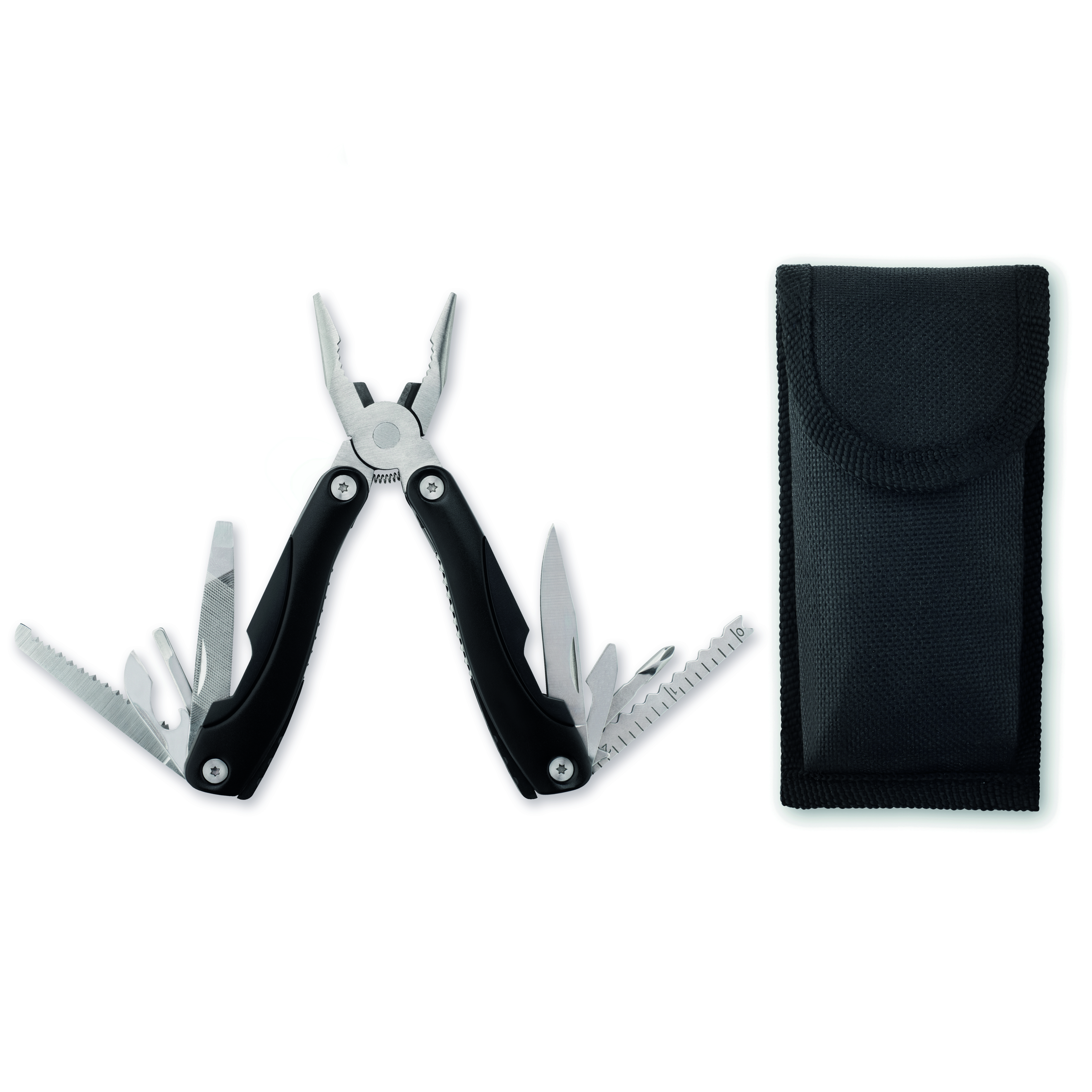 Multi-outil de poche 10 accessoires en inox