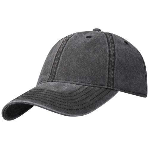 Casquette délavée 6 panneaux Grafton en coton recyclé - Unisexe