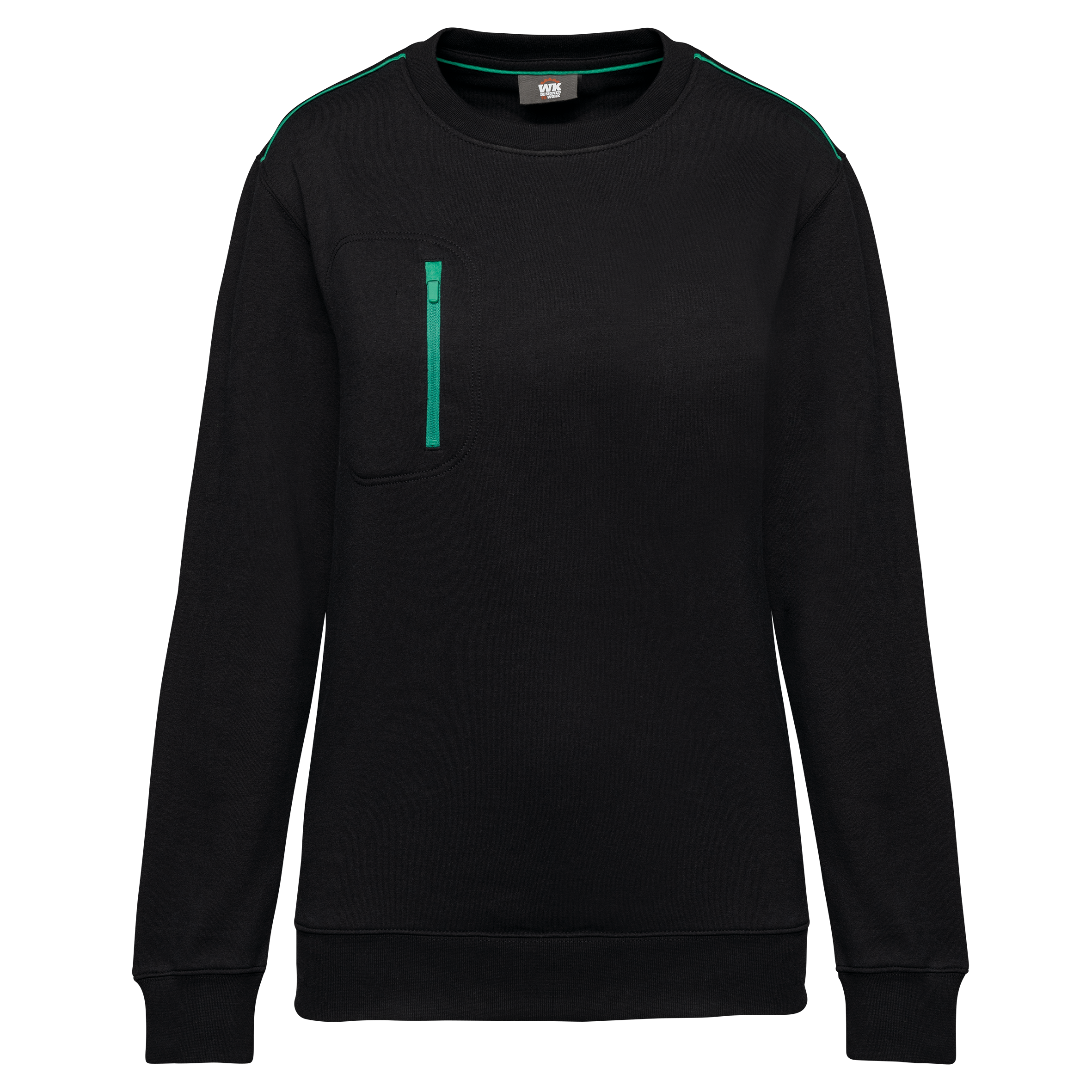 Sweat-shirt col rond Day To Day WK403 en polycoton - Unisexe