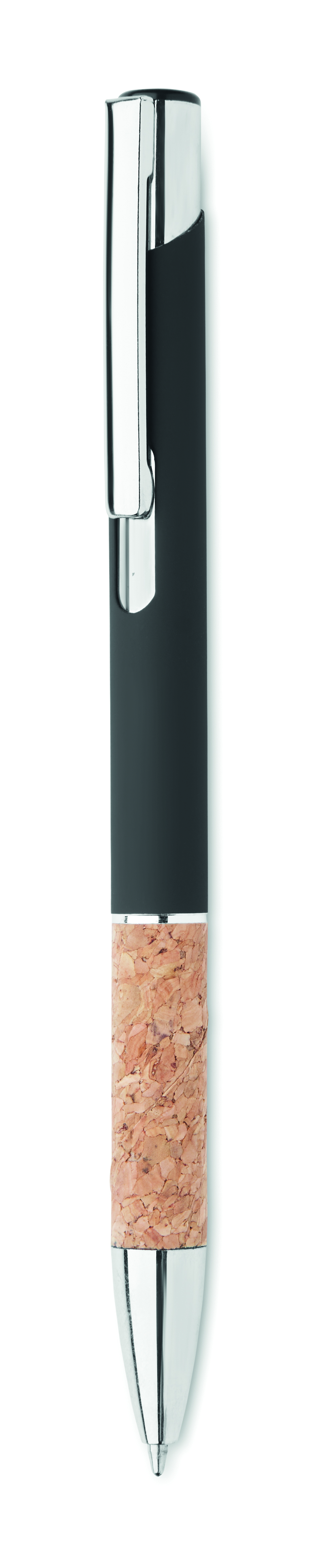 Stylo à bille grip liège en aluminium