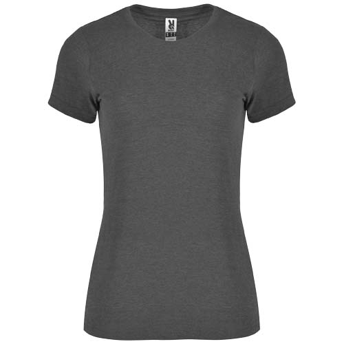 T-shirt Fox chiné ajusté en polycoton - Femme