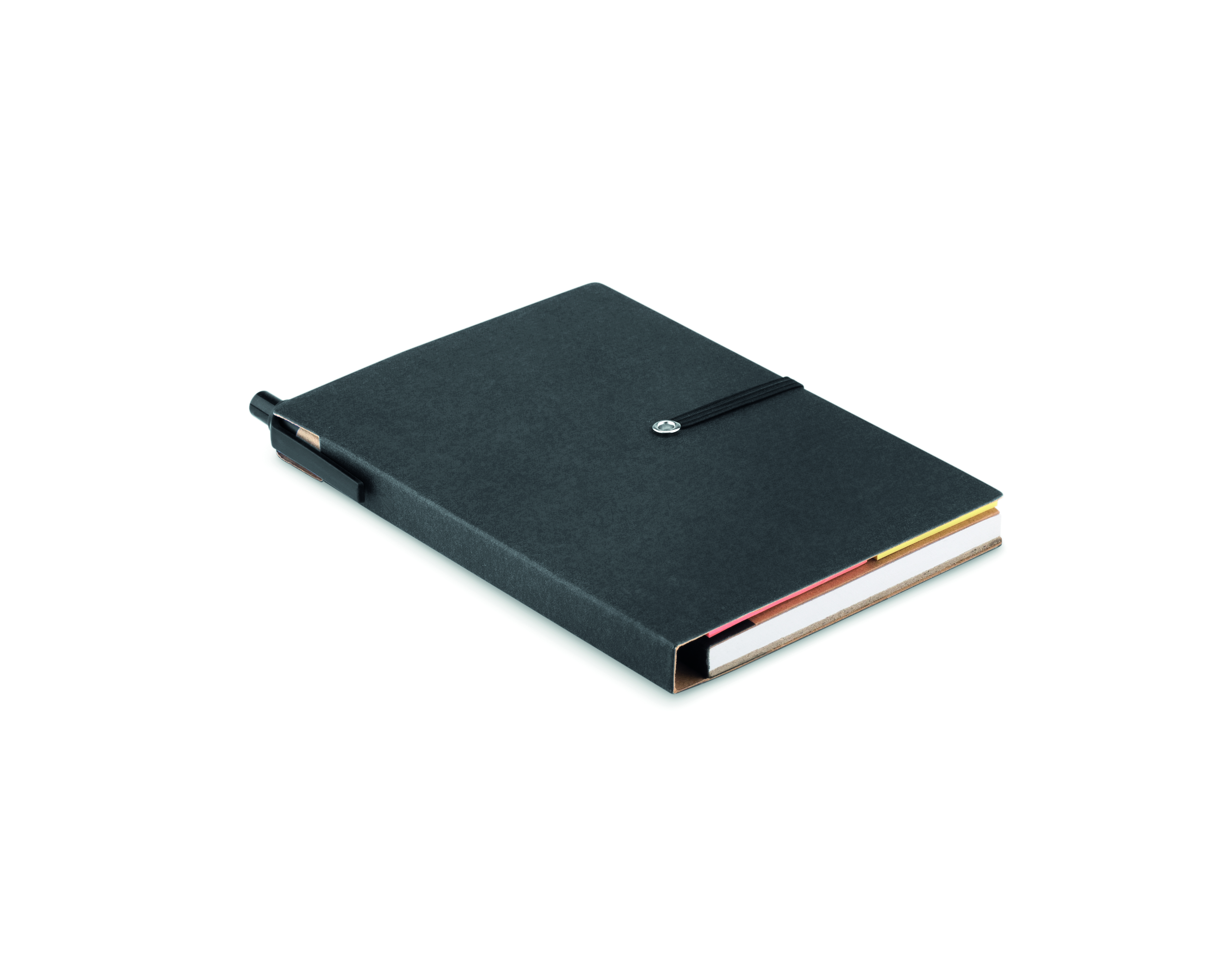 Carnet ligné avec stylo en carton recyclé