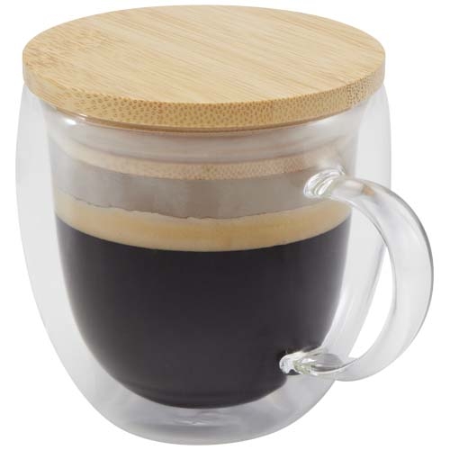 Tasse 250 ml Lenora en verre et bambou - Seasons