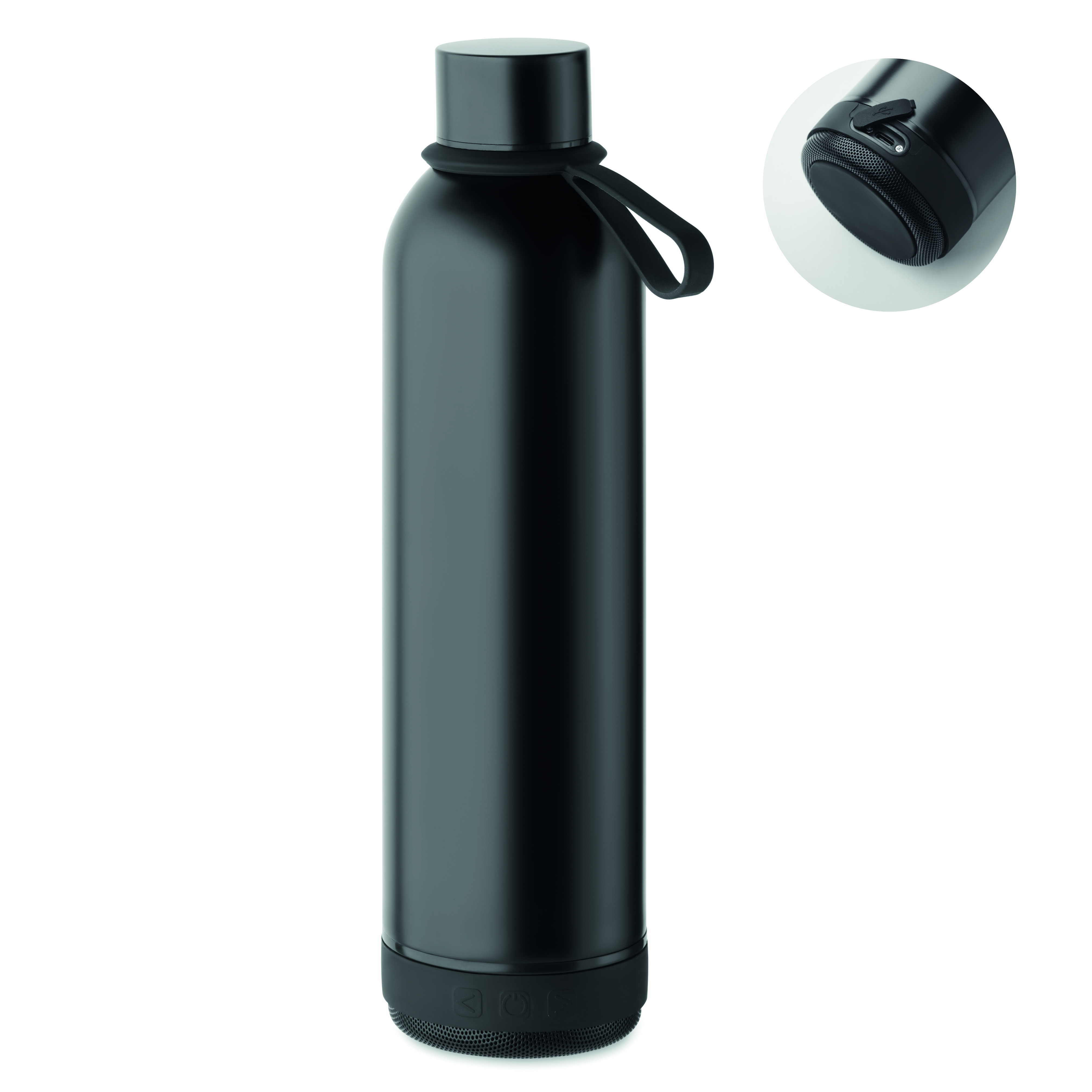Bouteille isotherme 500 ml avec haut-parleur