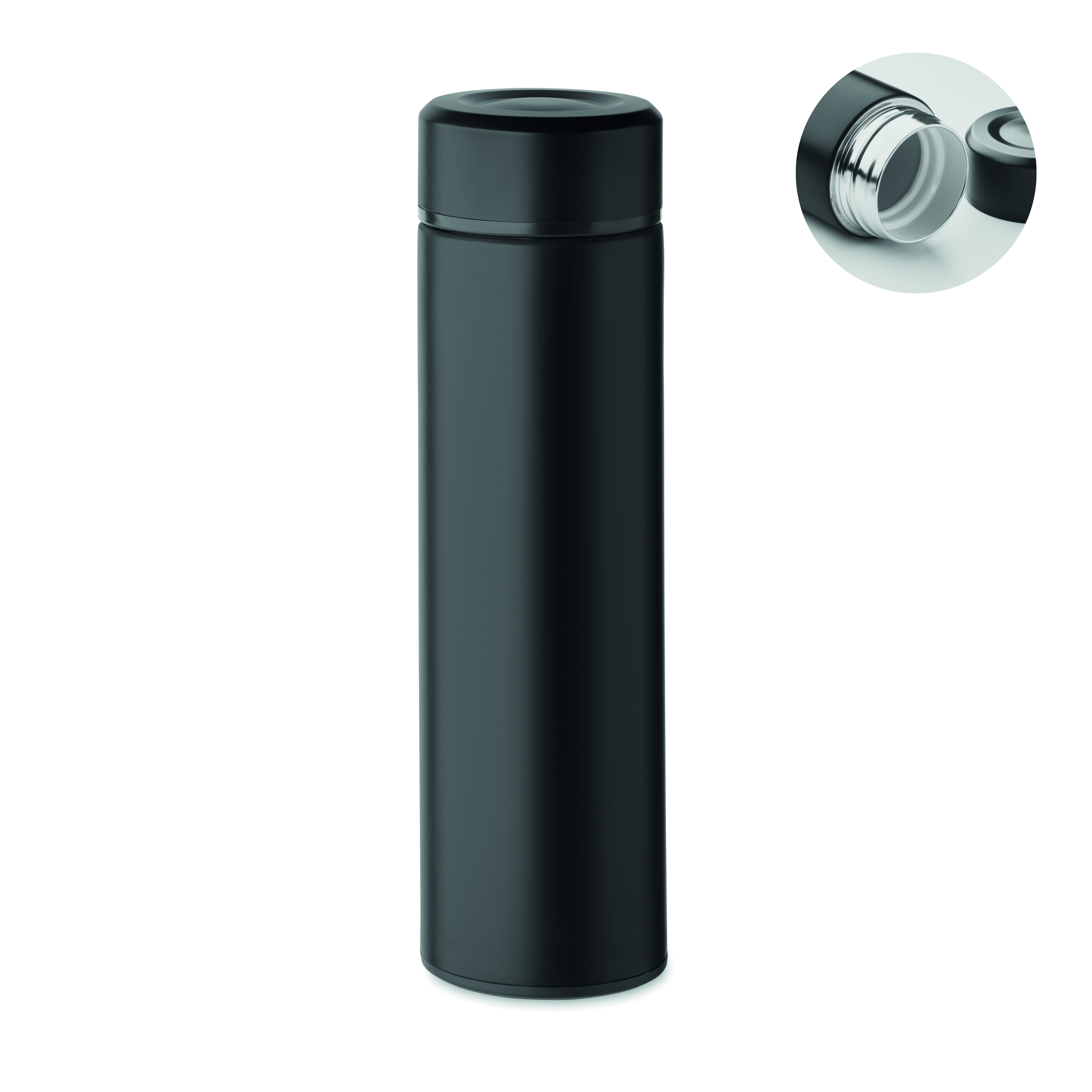 Bouteille isotherme 420 ml double paroi en inox recyclé