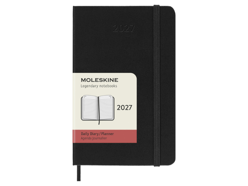Agenda de poche journalier rigide 2027 - Moleskine