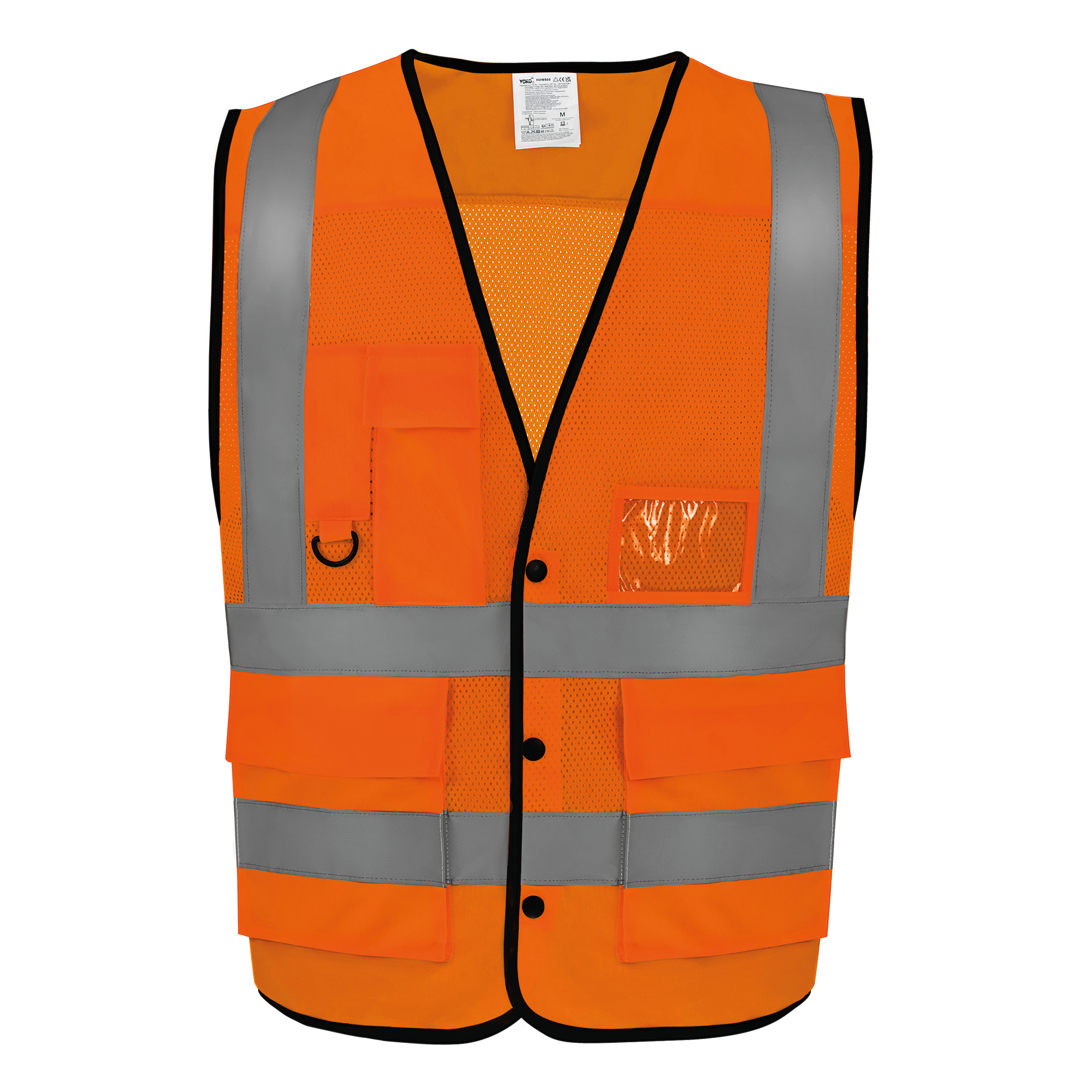 Gilet haute visibilité YHVW860 en polyester recyclé - Unisexe