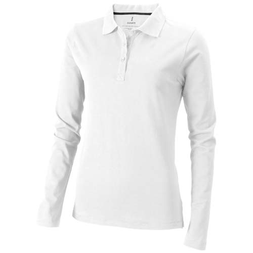 Polo manches longues Oakville en coton - Femme