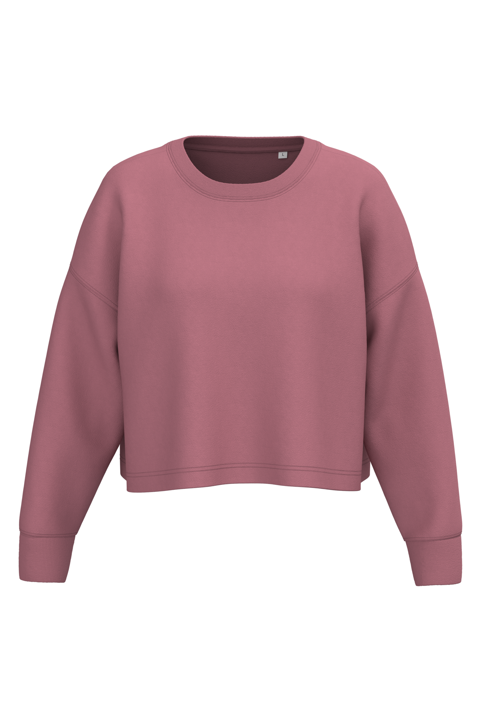 Sweat-shirt col rond oversize PA395 en coton - Femme