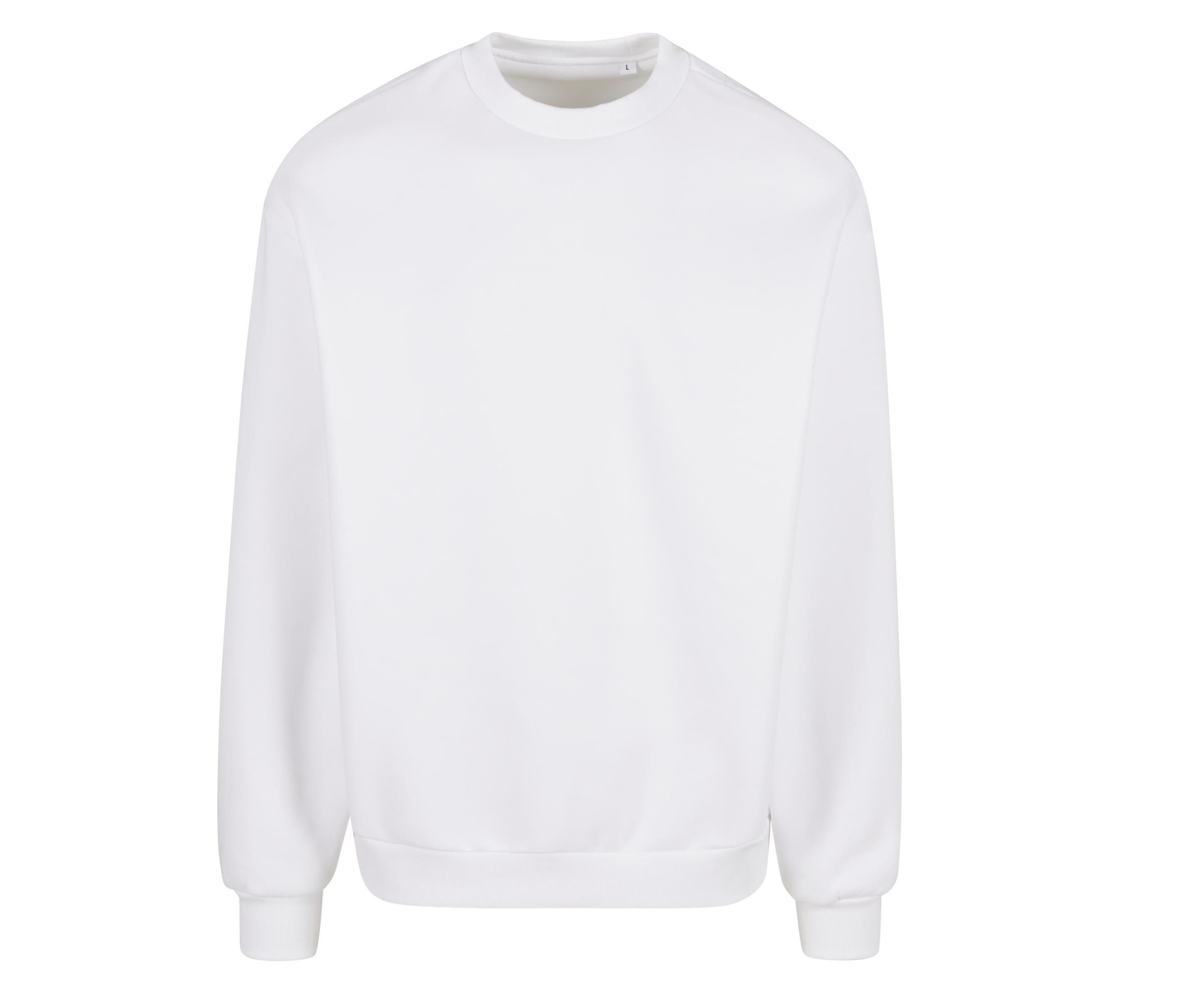 Sweat col rond lourd oversize NM012 en polycoton - Unisexe
