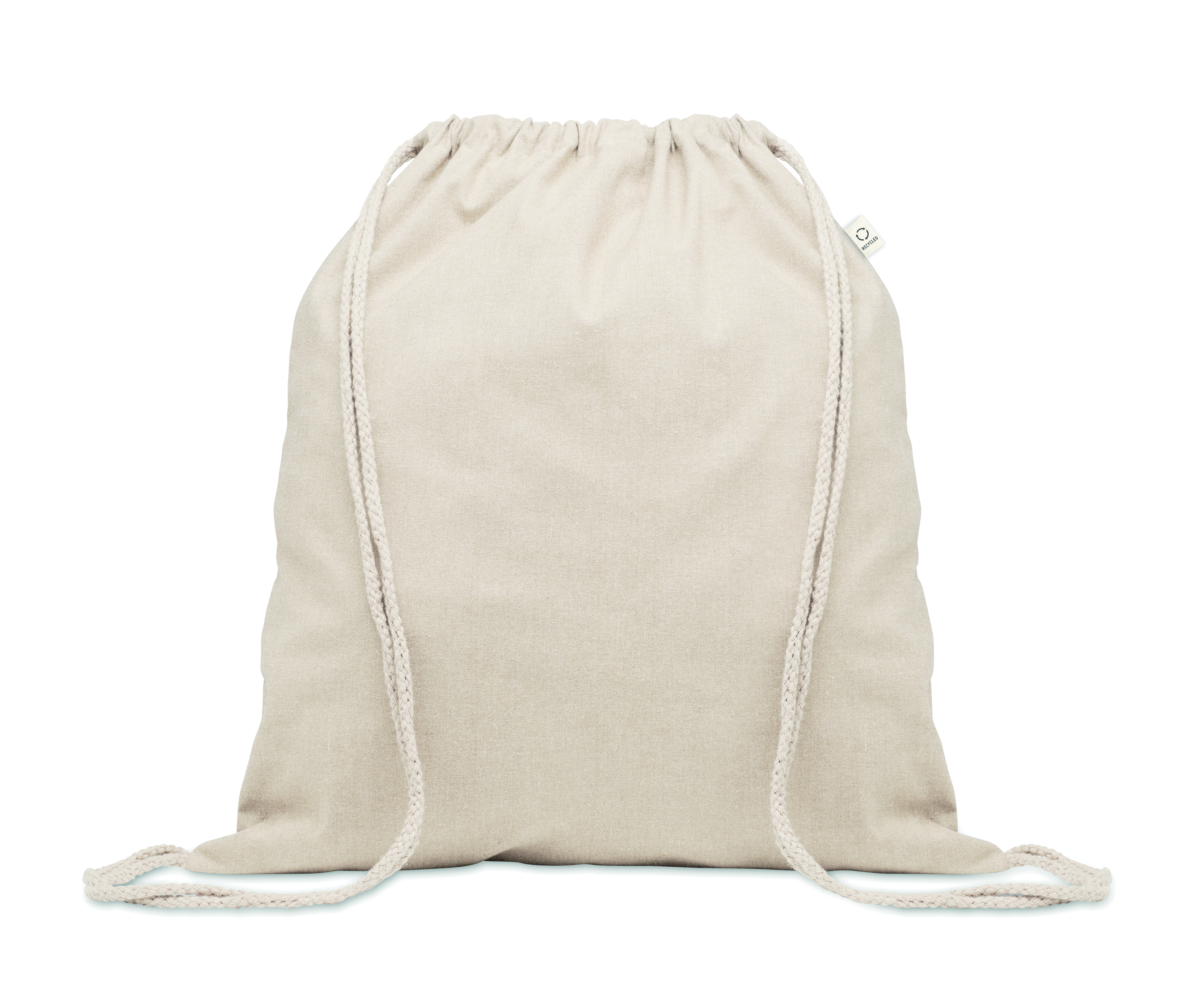 Sac shopping à cordon MO2401 en coton recyclé