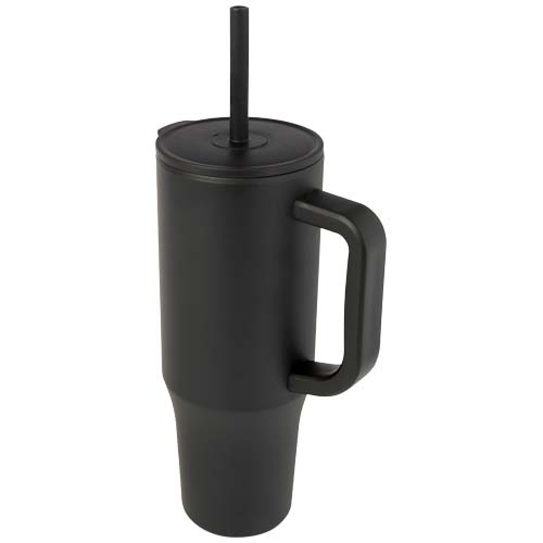 Gobelet isotherme 900 ml Brady avec paille en inox recyclé