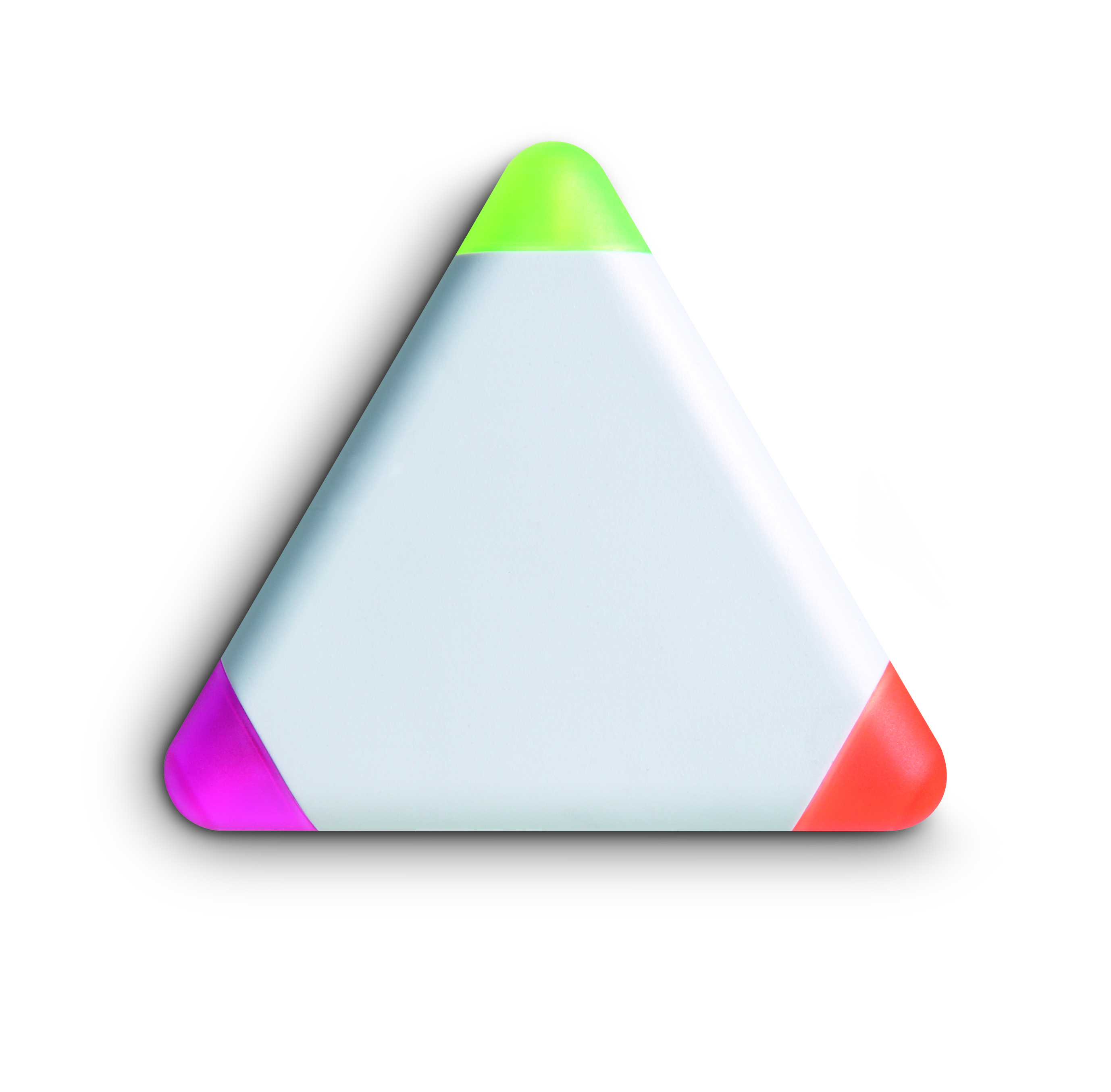 Surligneur 3 couleurs triangulaire